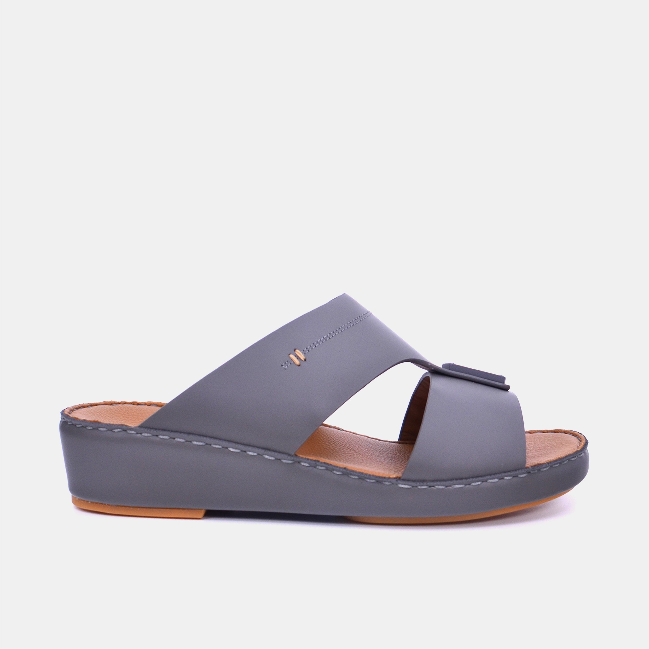 Barjeel Uno BS36 Men's Sandals-Gray