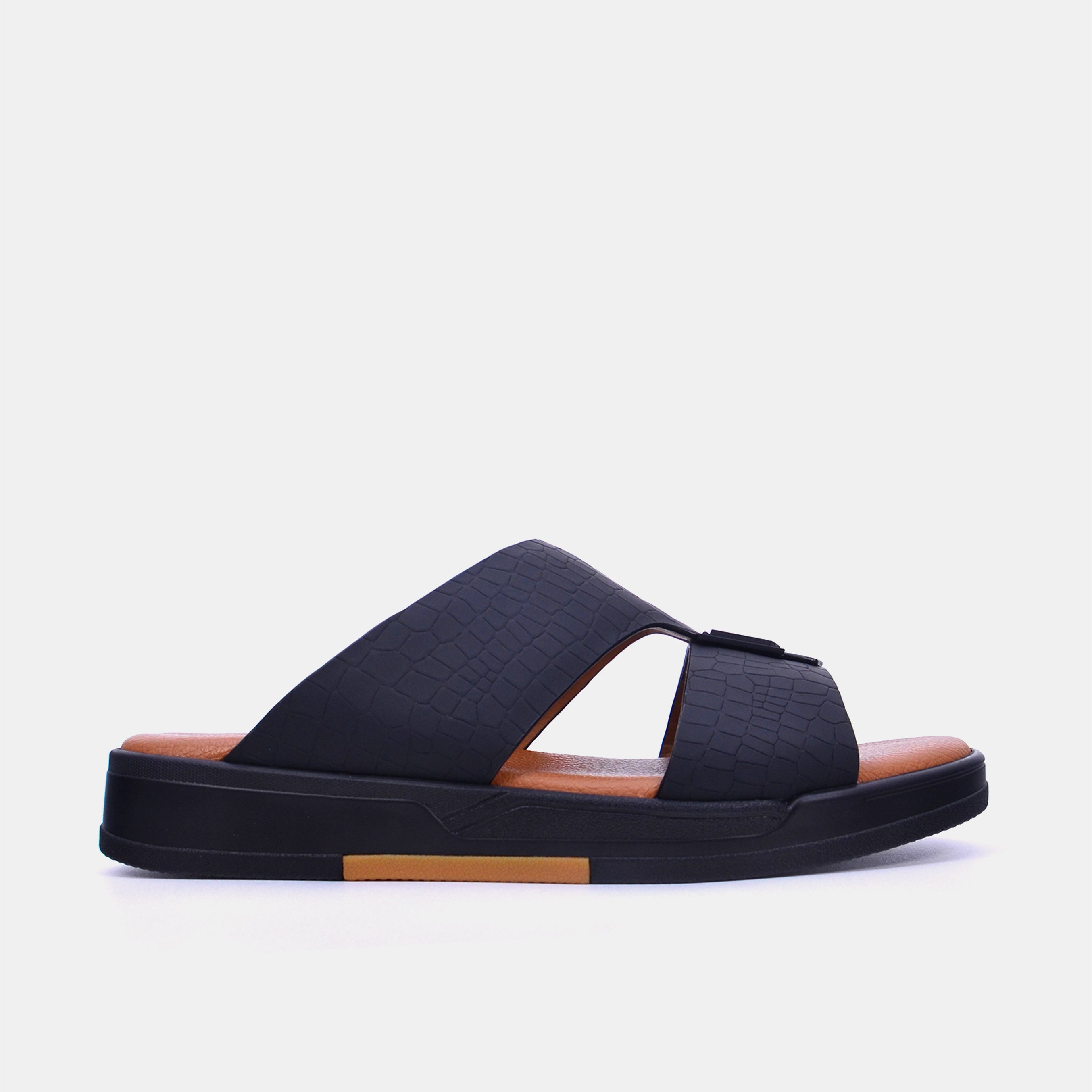 Barjeel Uno TAM MSA-128 Men's Sandals-Black