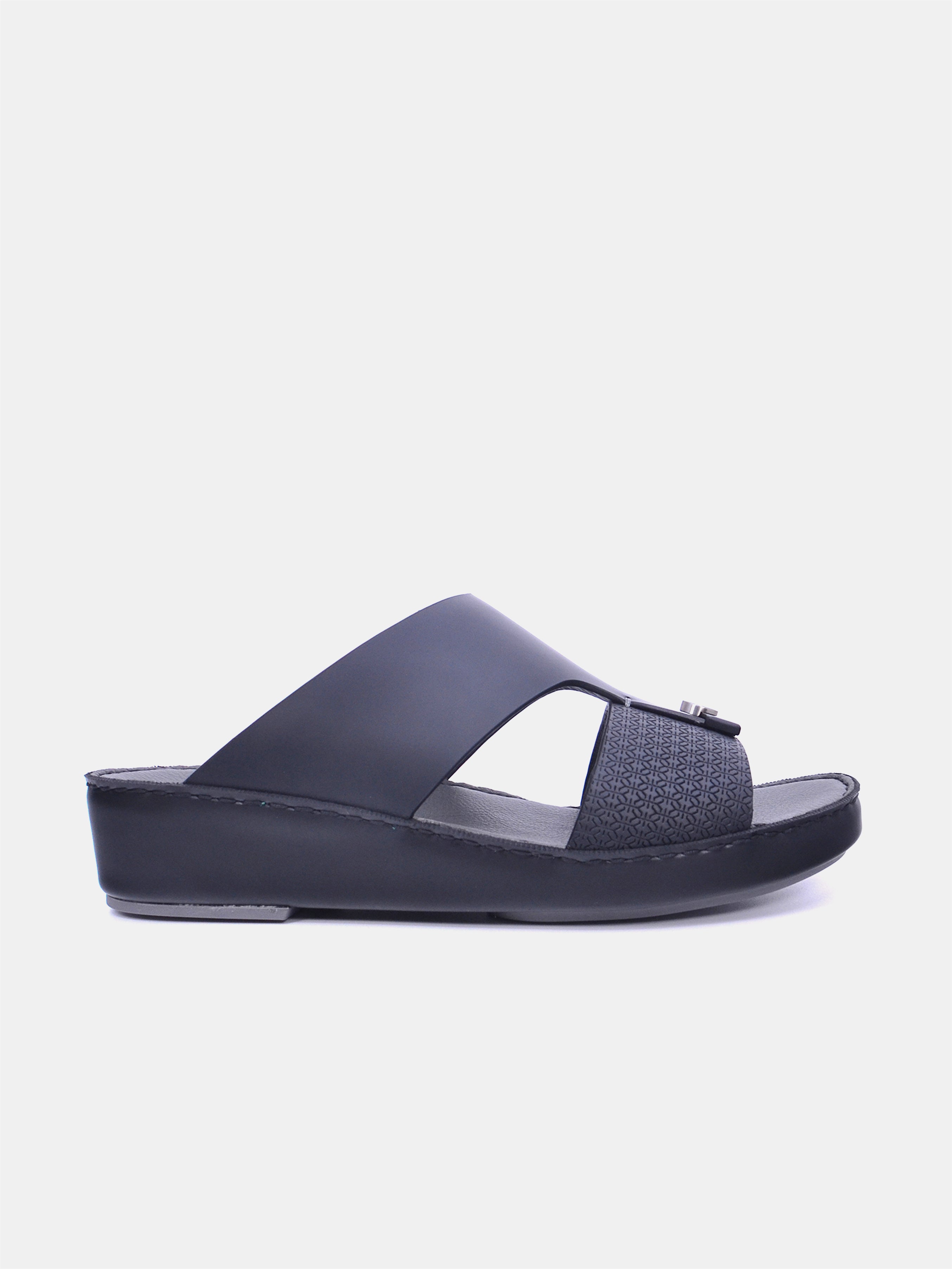Barjeel Uno BS35 Men's Sandals-Black