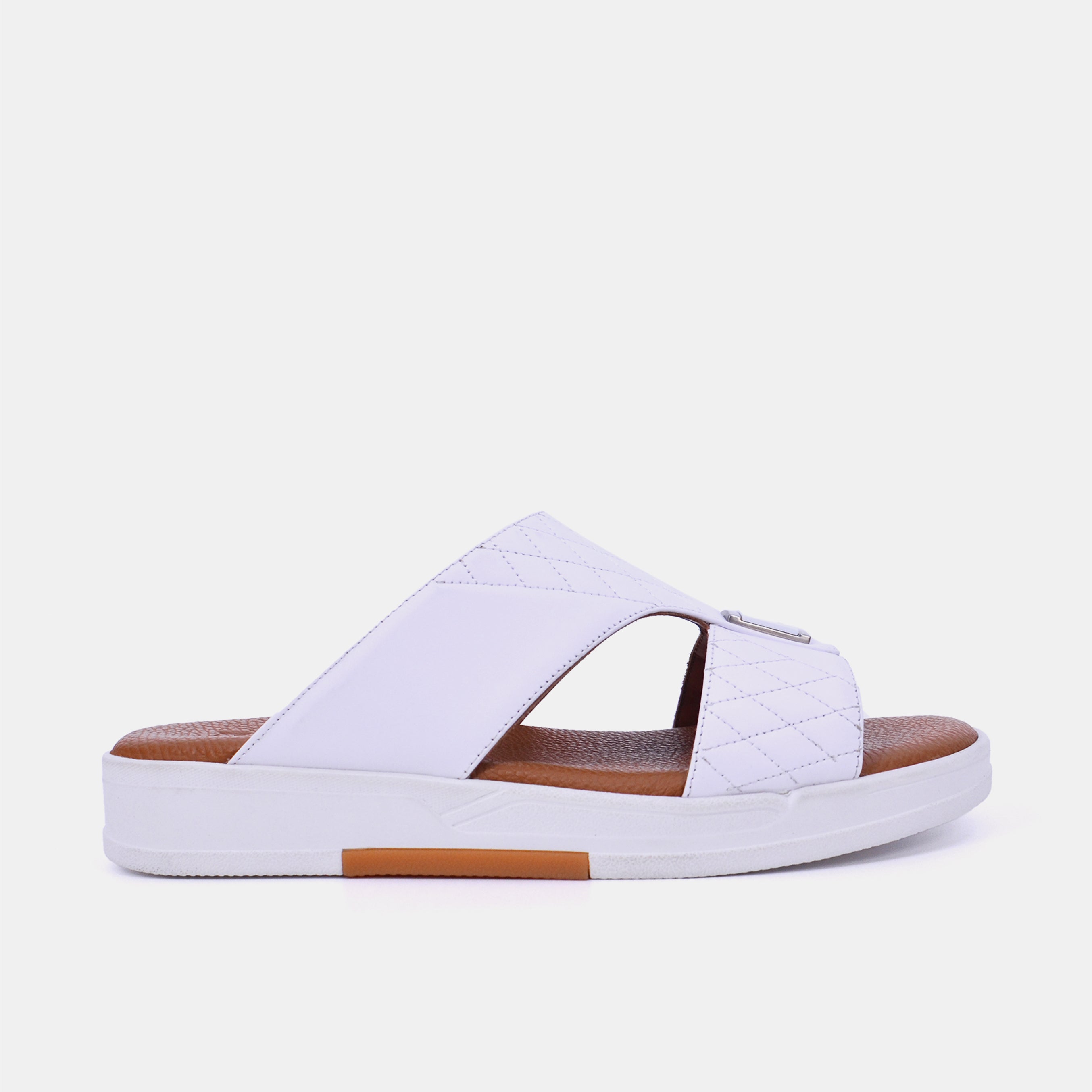 Barjeel Uno MSA138 Men's Sandals-White