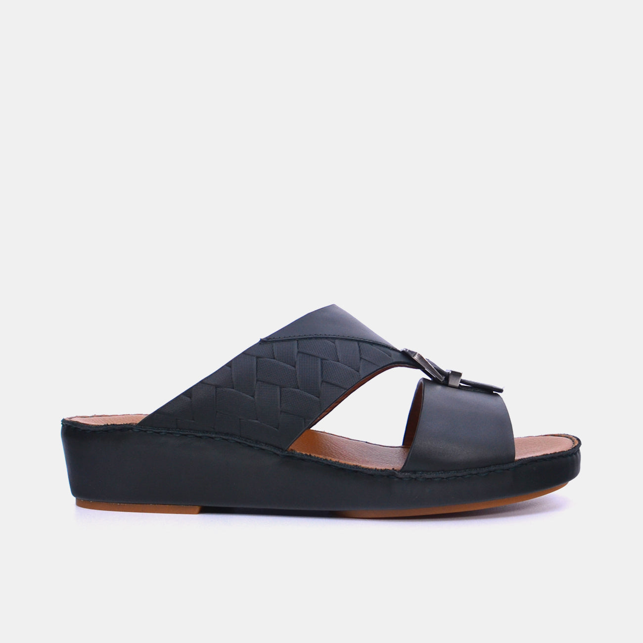 Barjeel Uno BSP1-04 Men's Sandals-Black