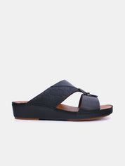 Barjeel Uno BSP1-04 Men's Sandals-Black