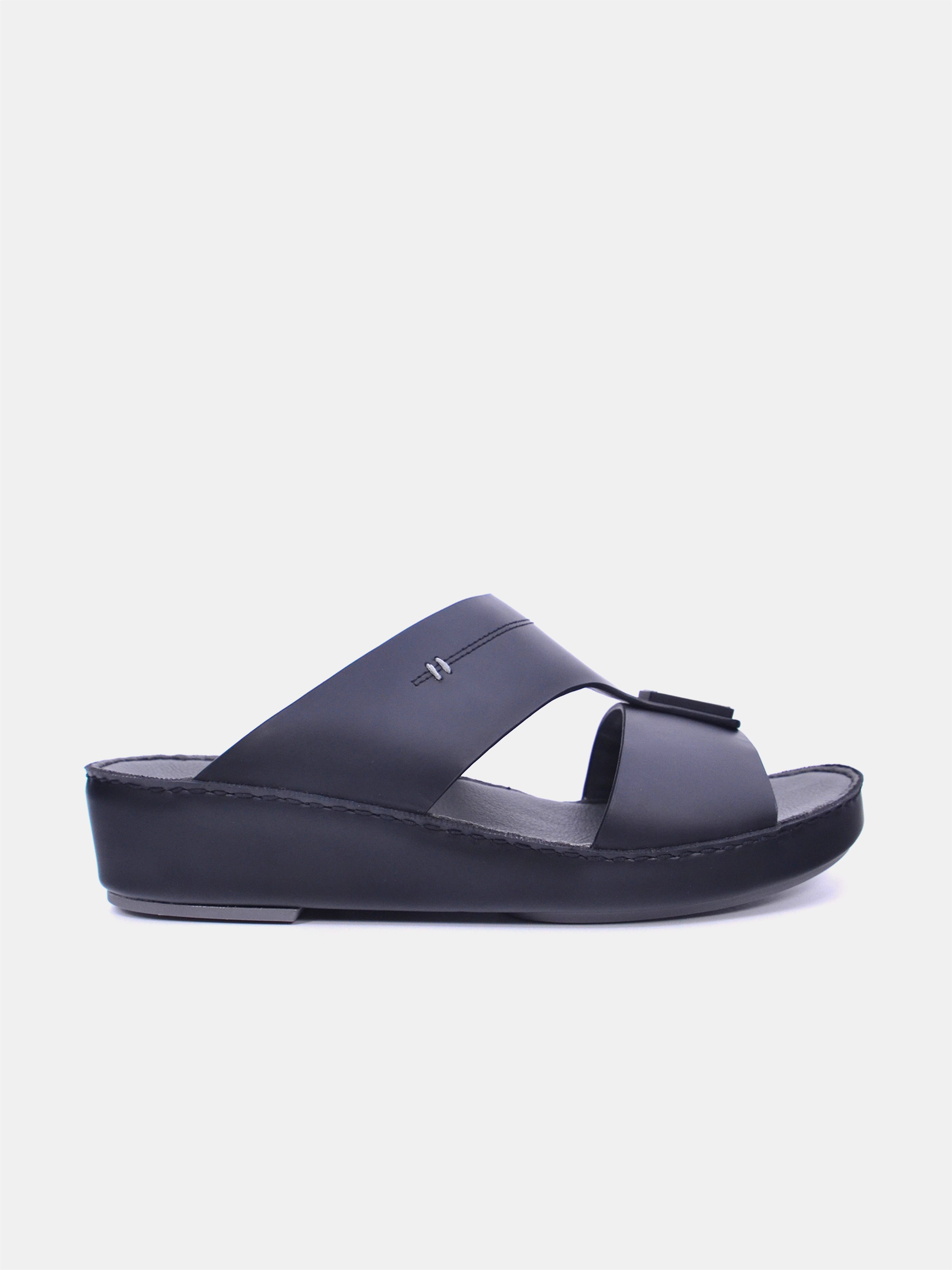 Barjeel Uno BS36 Men's Sandals-Black