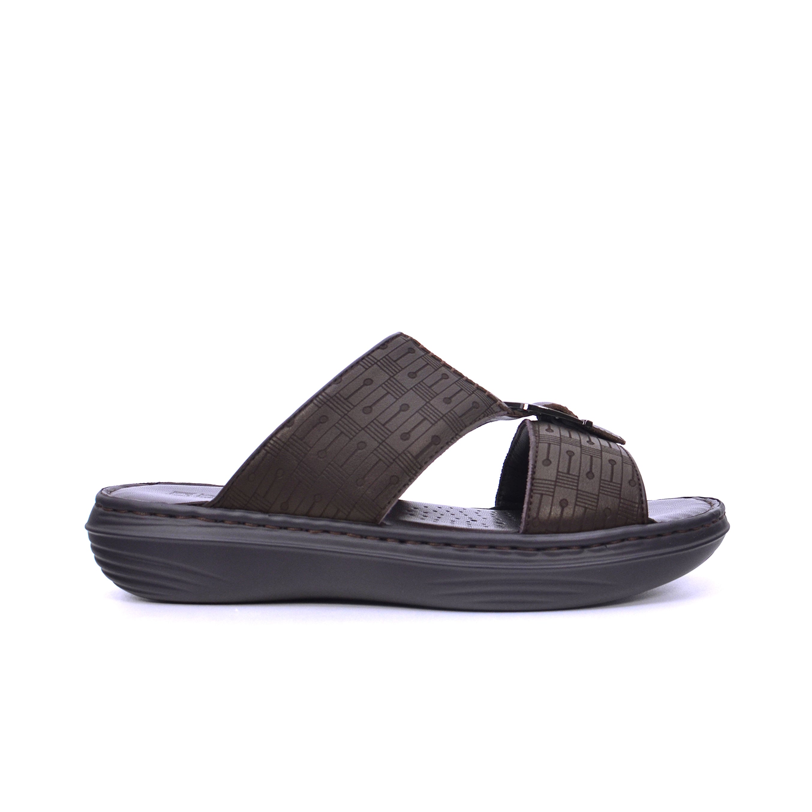 Barjeel Uno 21410-11 Men's Sandals-Brown