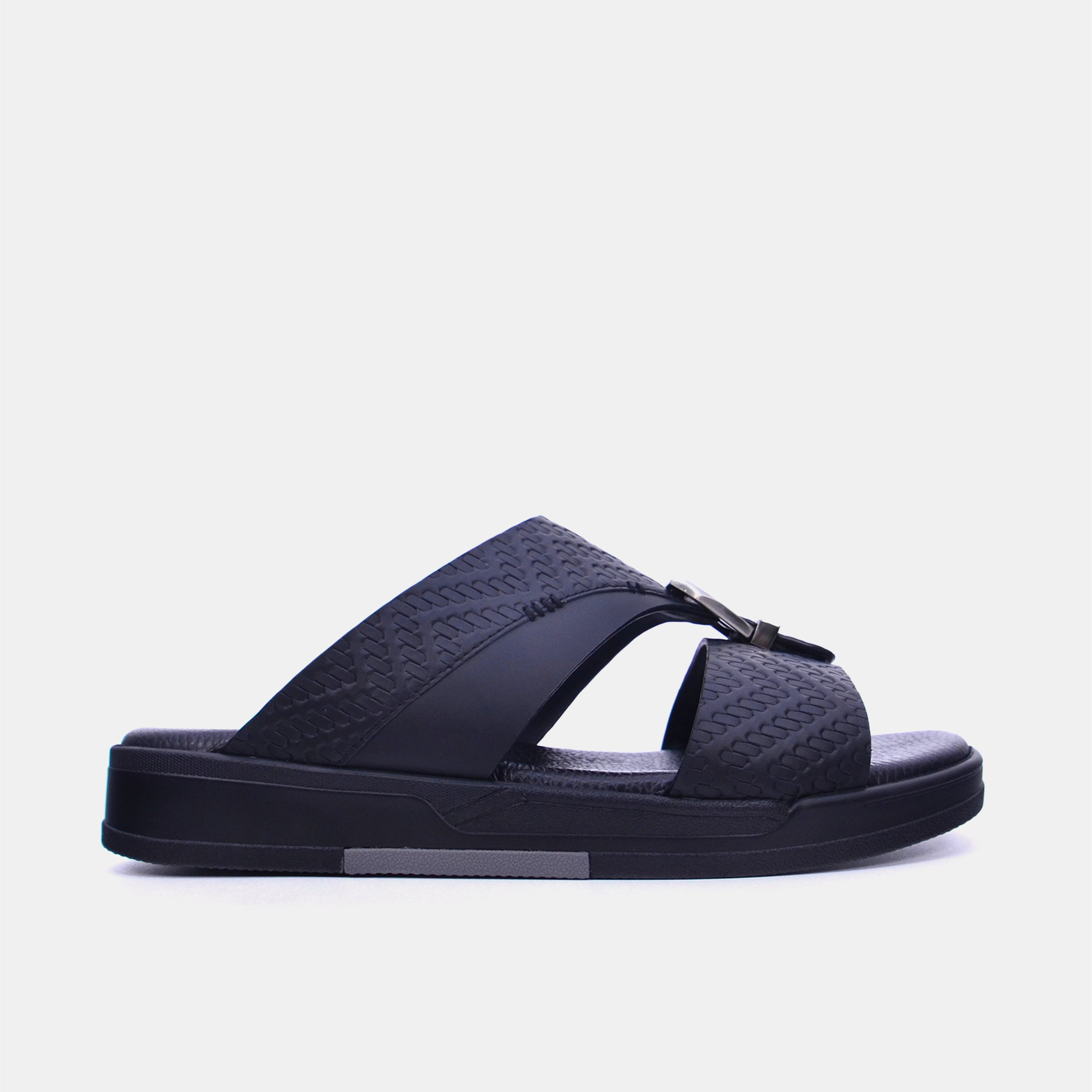 Barjeel Uno TAM B-120 Men's Sandals-Black