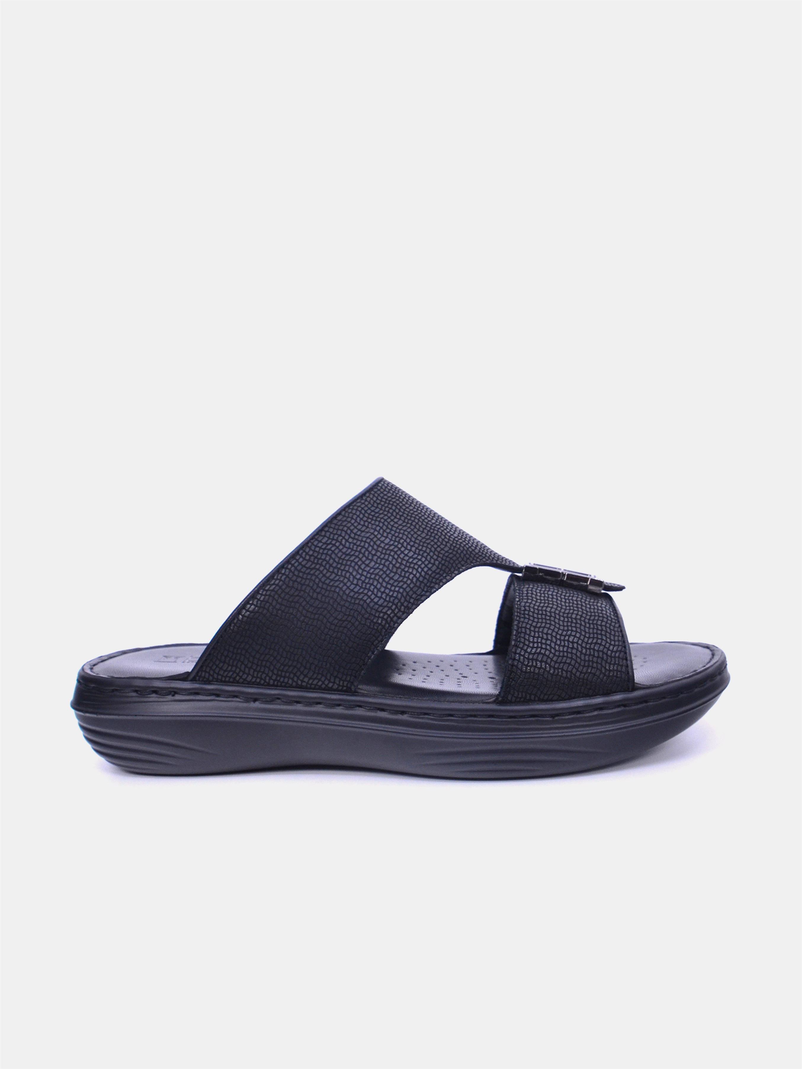 Barjeel Uno 21410-63 Men's Sandals-Black