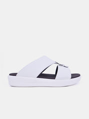 Barjeel Uno M122A Men's Sandals-White