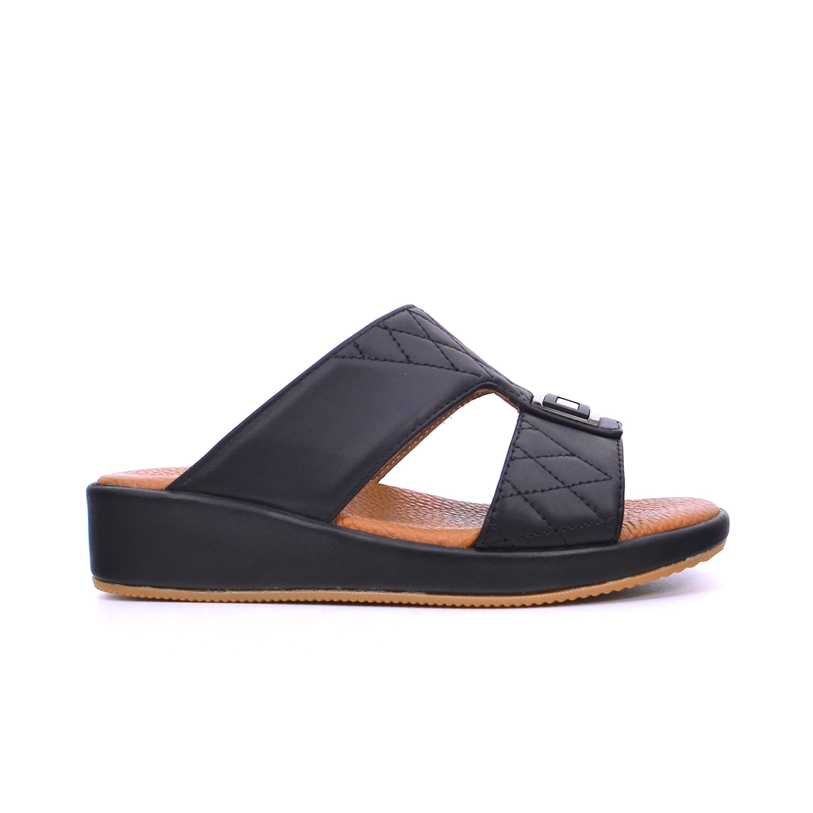 Barjeel Uno MSA138 B Boys Sandals-Black