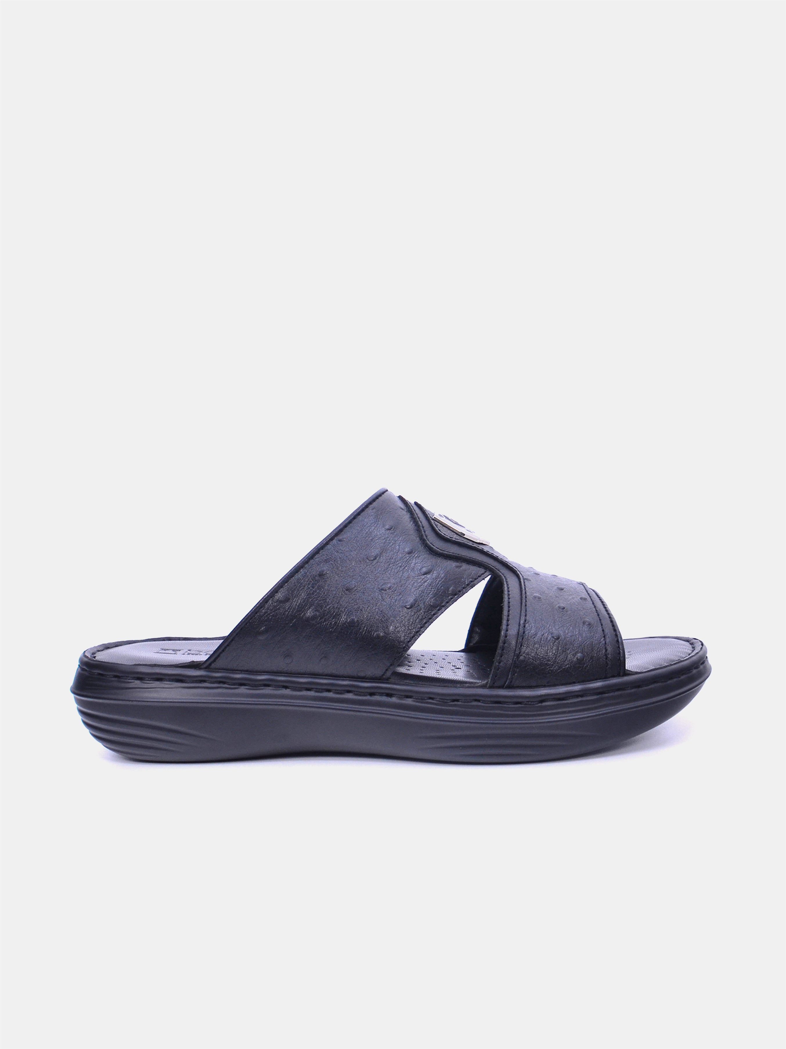 Barjeel Uno 21410-60 Men's Sandals-Black