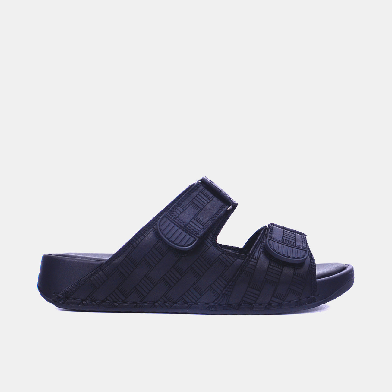 Barjeel Uno 2368-5 Men's Sandals-Black