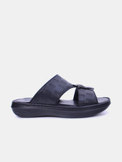 Barjeel Uno 21410-64 Men's Sandals-Black