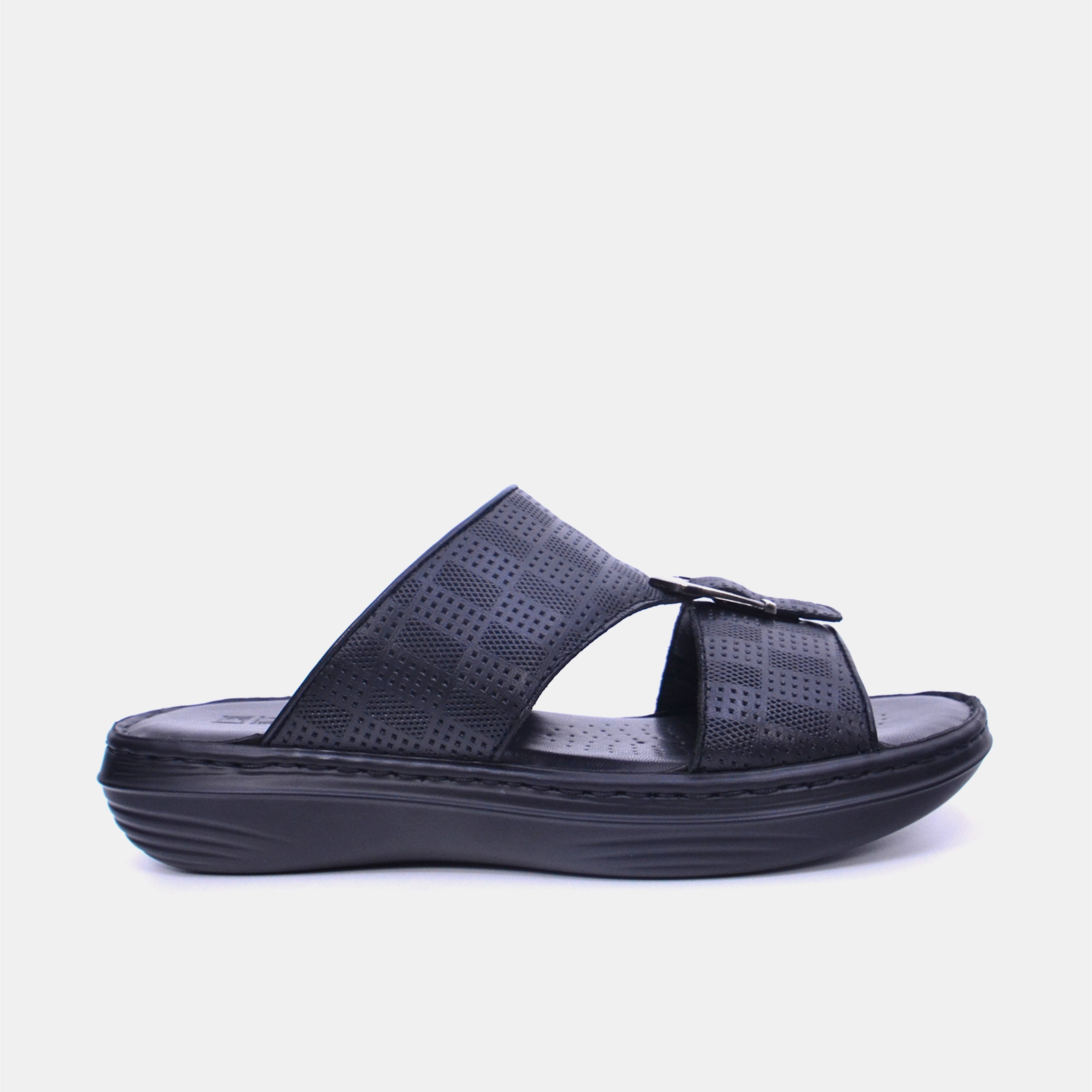 Barjeel Uno 21410-64 Men's Sandals-Black