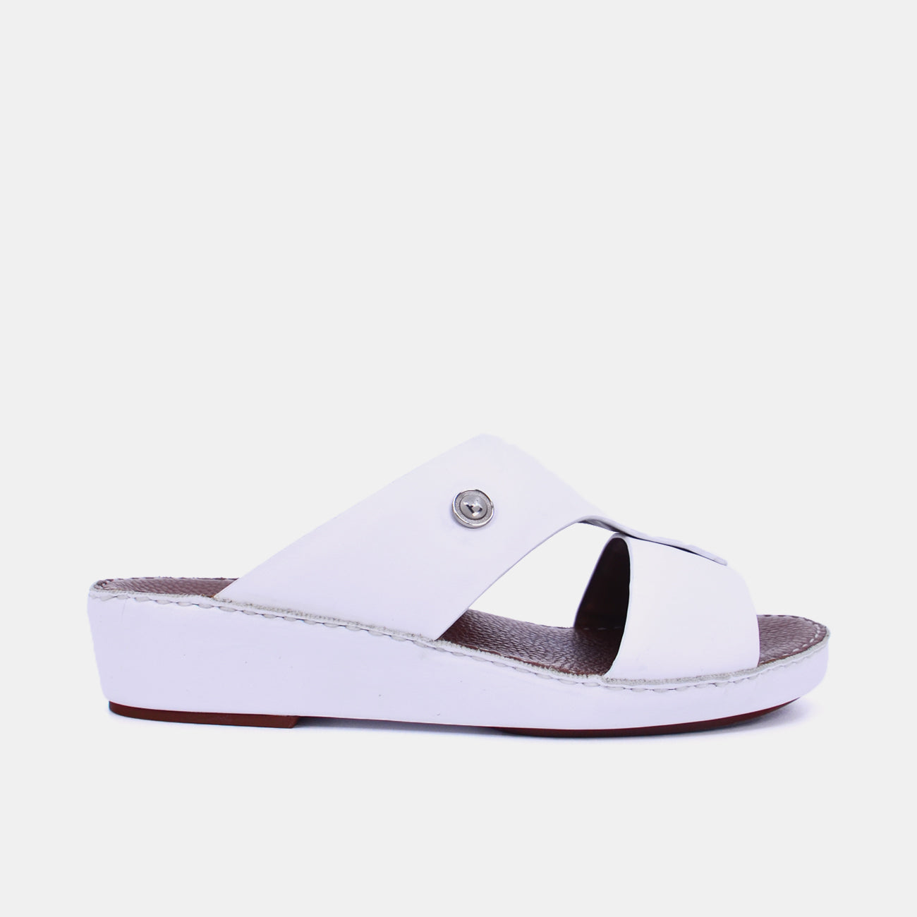 Barjeel Uno 7903-13 Men's Sandals-White