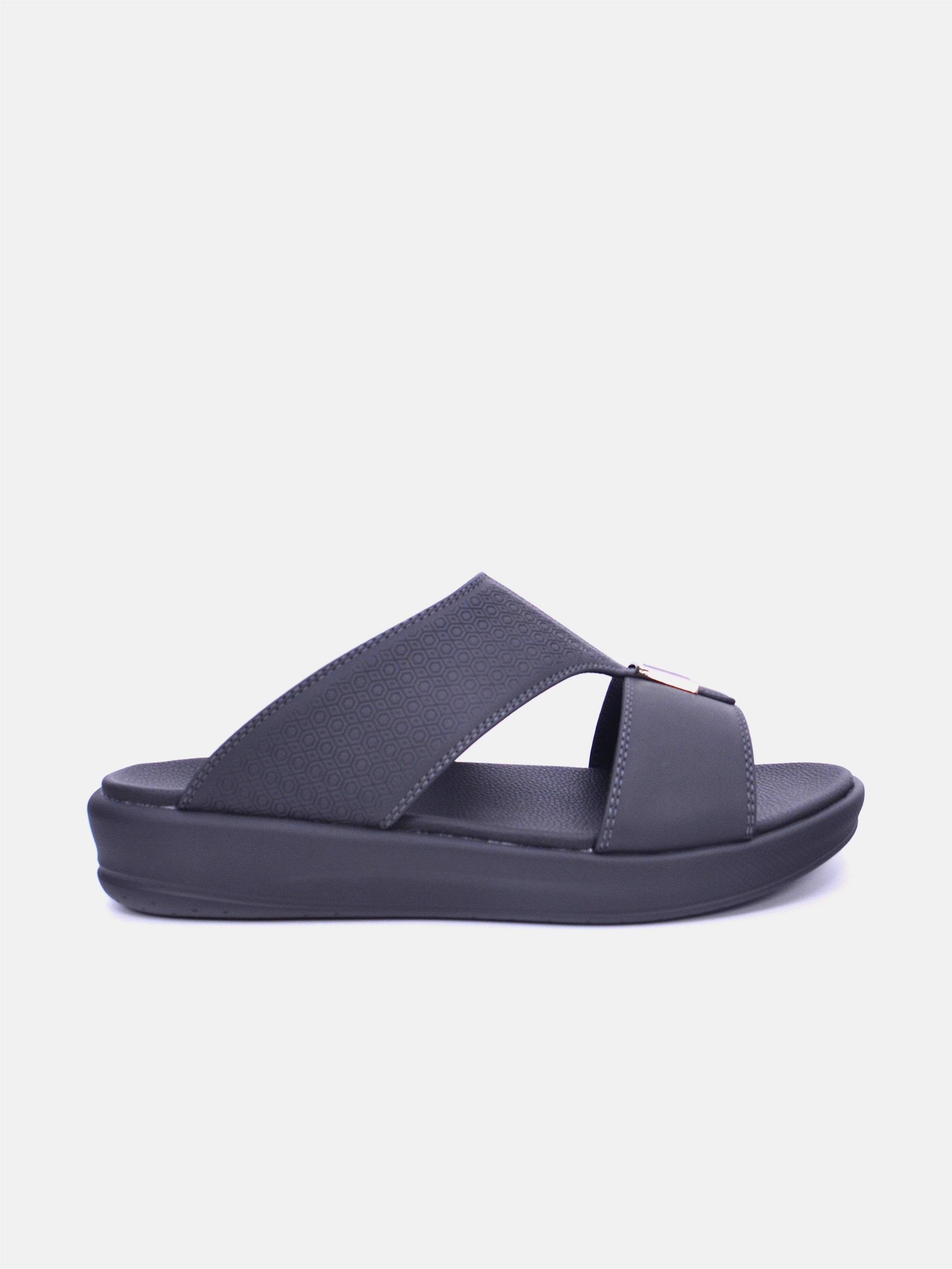 Barjeel Uno M124 Men's Sandals-Gray