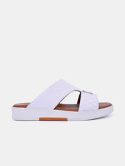 Barjeel Uno MSA138 B Boys Sandals-White