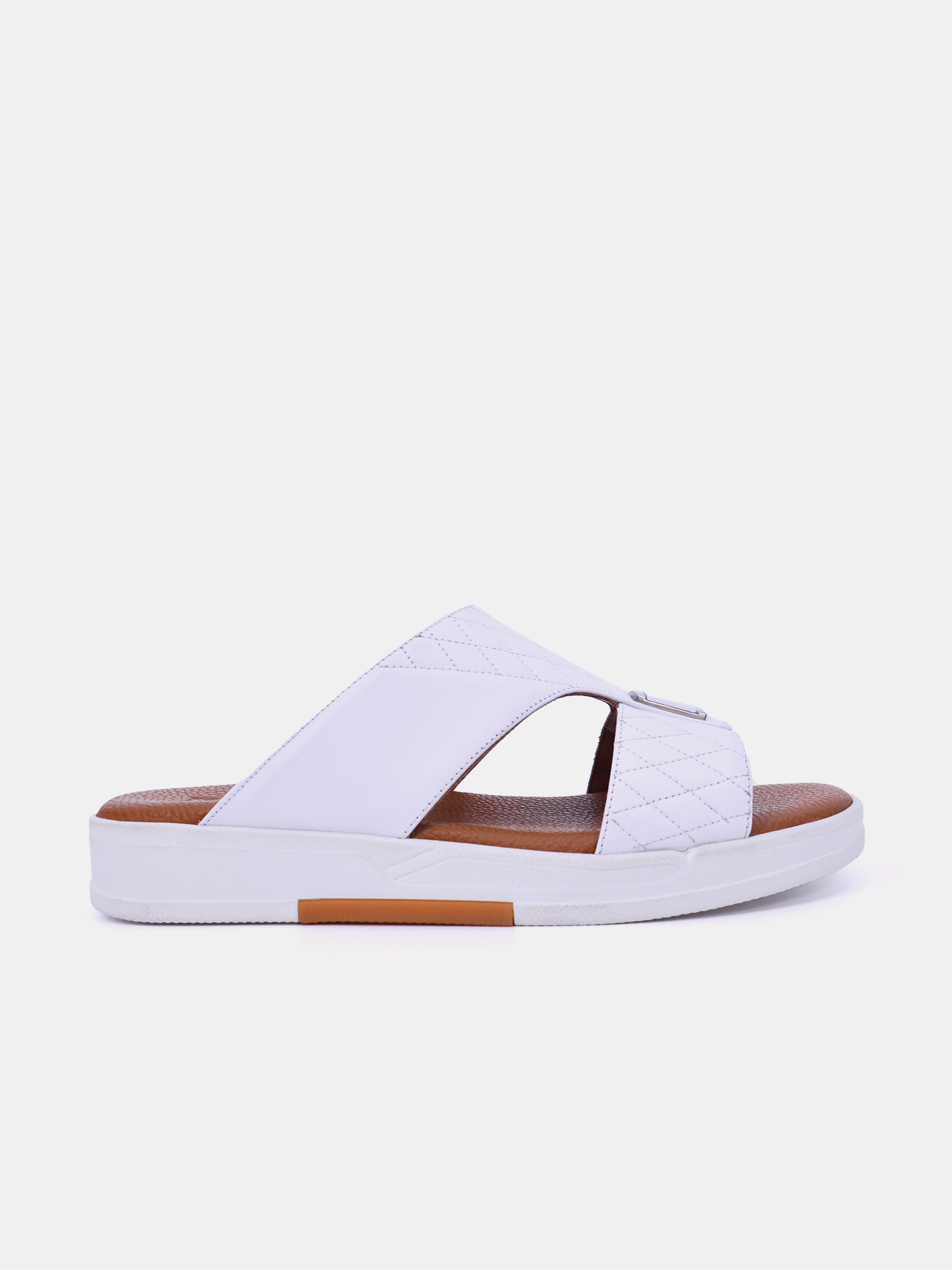 Barjeel Uno MSA138 B Boys Sandals-White