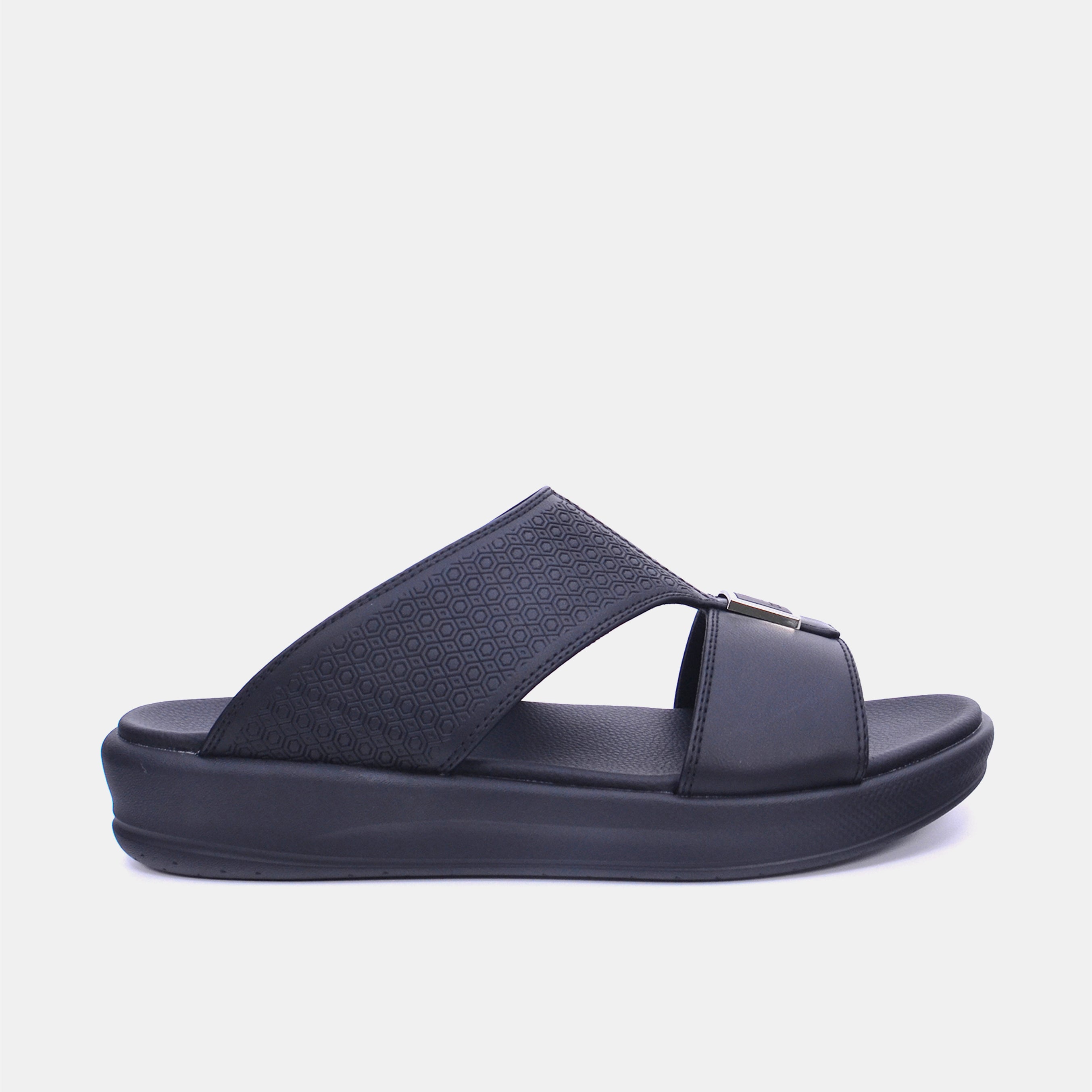Barjeel Uno M124 Men's Sandals-Black