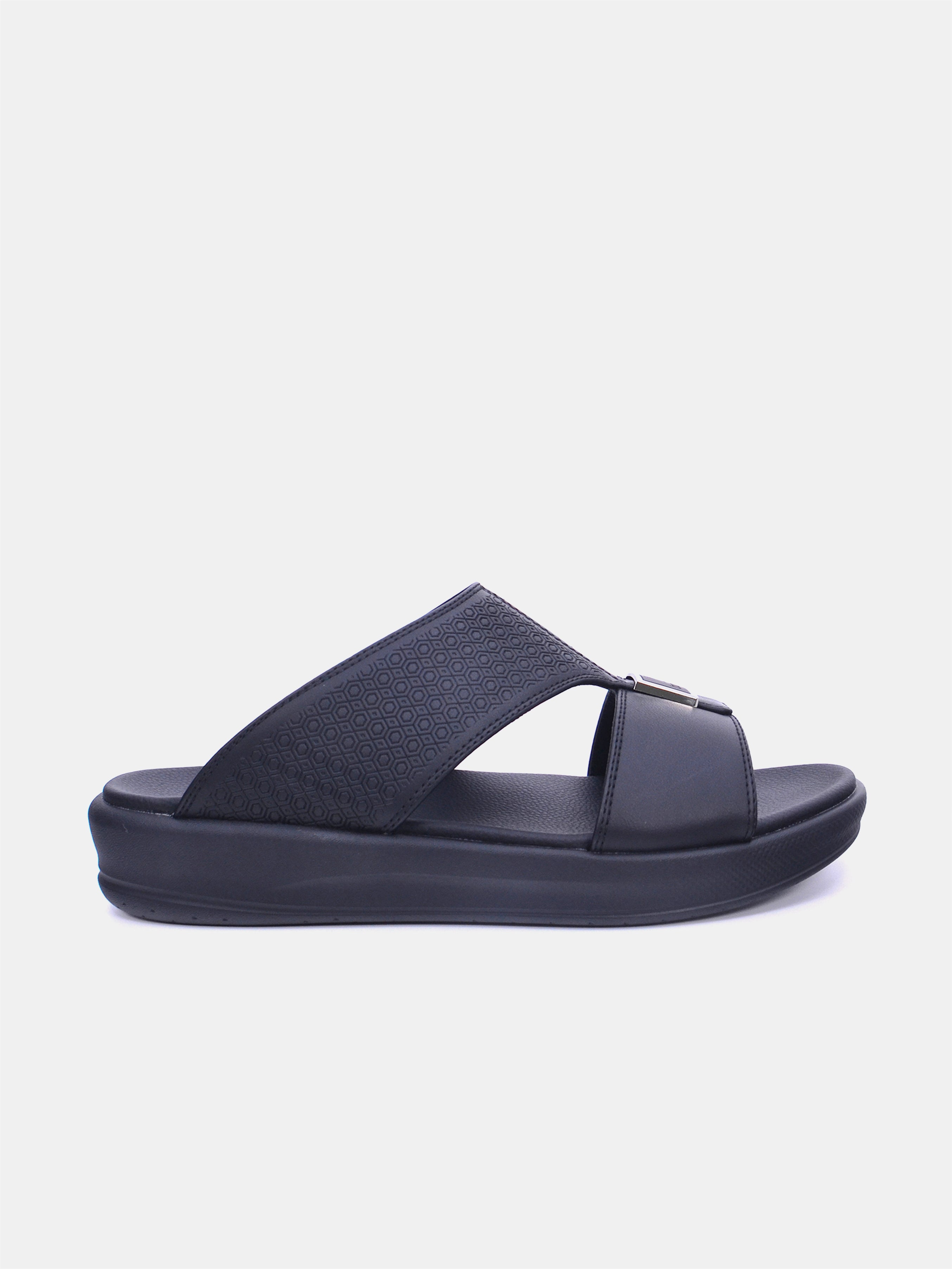 Barjeel Uno M124 Men's Sandals-Black