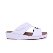 Barjeel Uno BS38 Men's Sandals-White