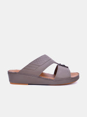 Barjeel Uno BS38 Men's Sandals-Brown