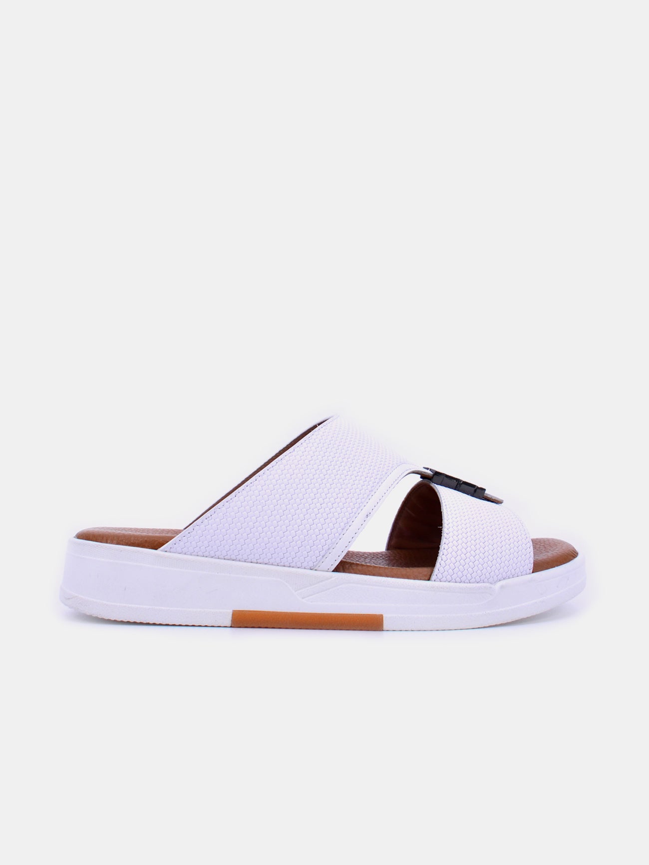 Barjeel Uno BJM16 Men's Sandals-White