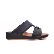 Barjeel Uno MSA138 Men's Sandals-Black