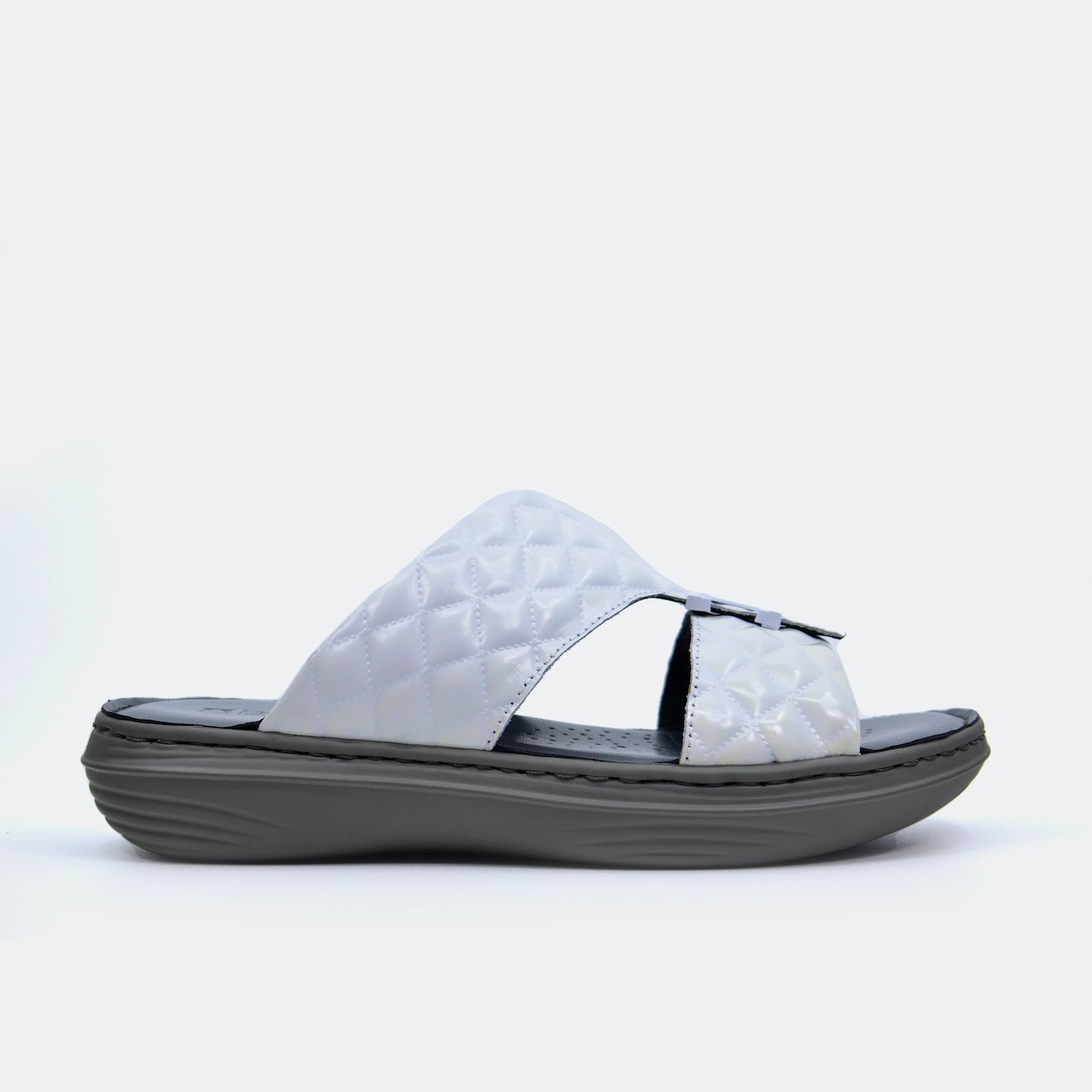 Barjeel Uno 21410-4 Men's Sandals-White