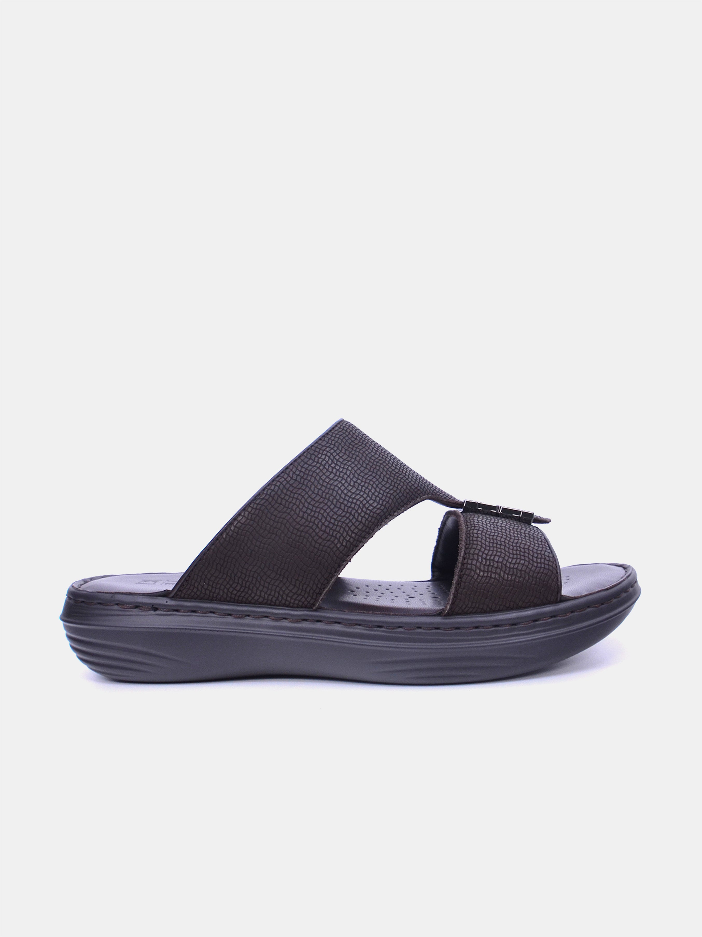 Barjeel Uno 21410-63 Men's Sandals-Brown