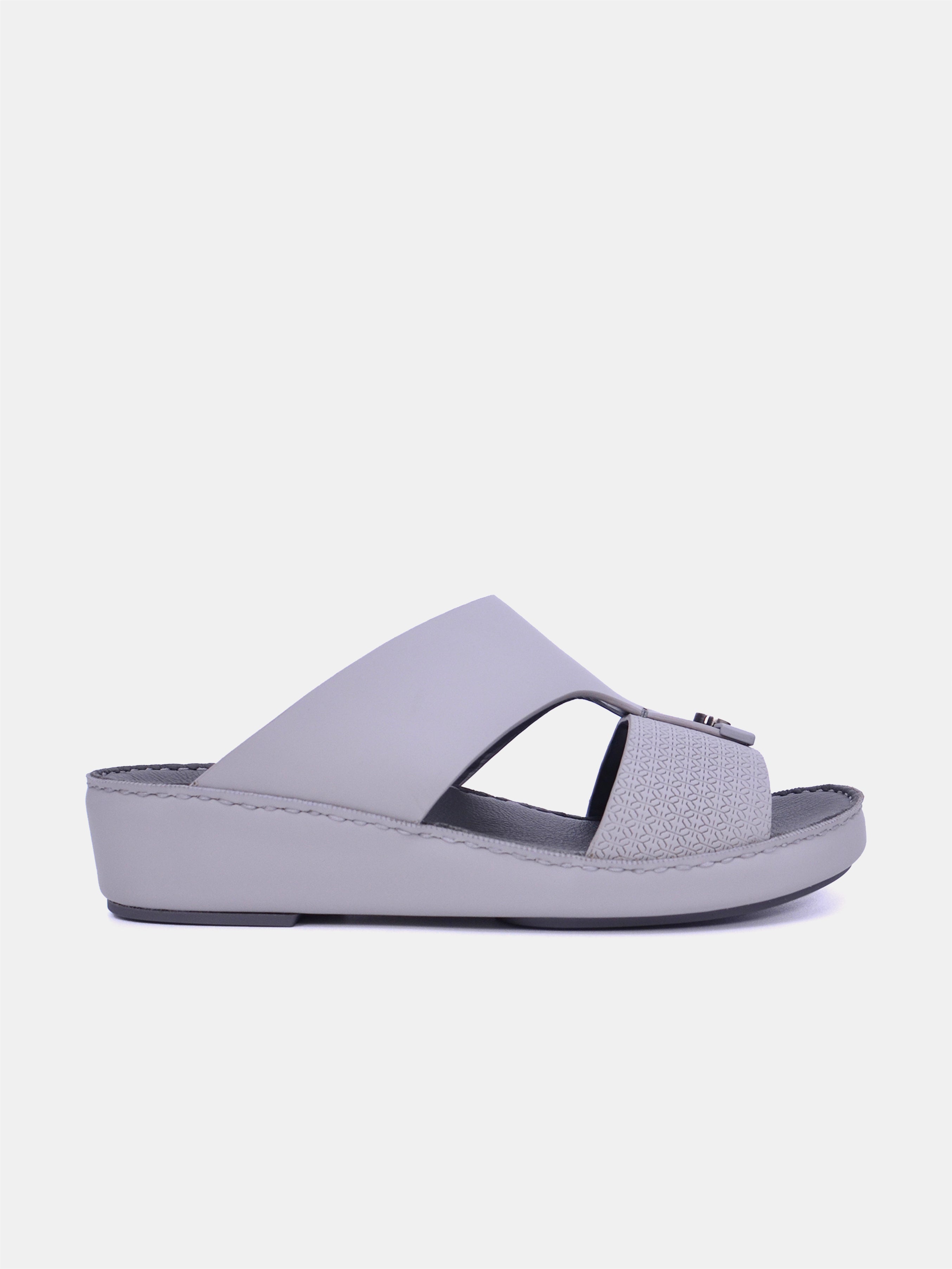 Barjeel Uno BS35 Men's Sandals-Gray
