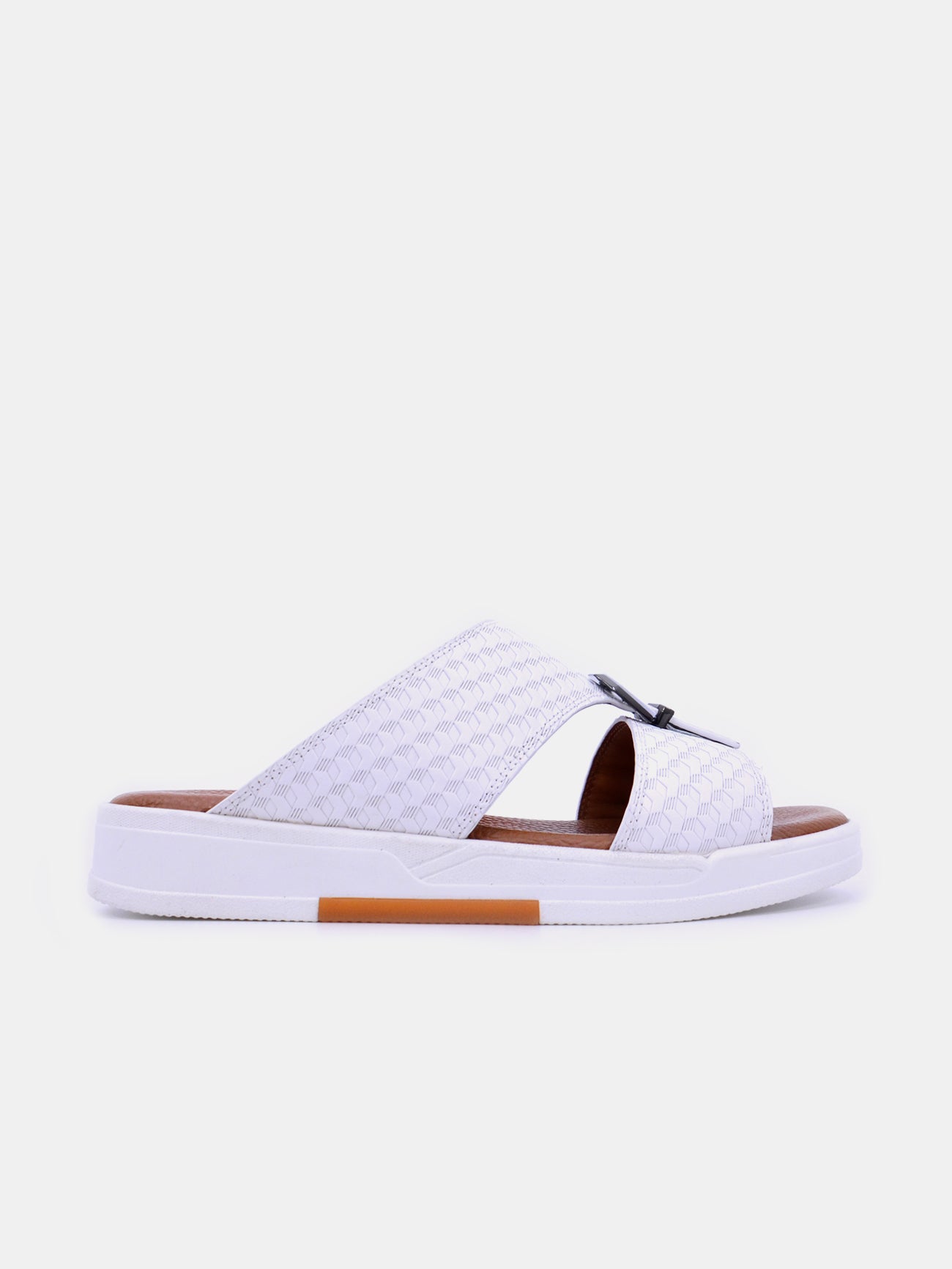 Barjeel Uno BJM11 Men's Sandals-White