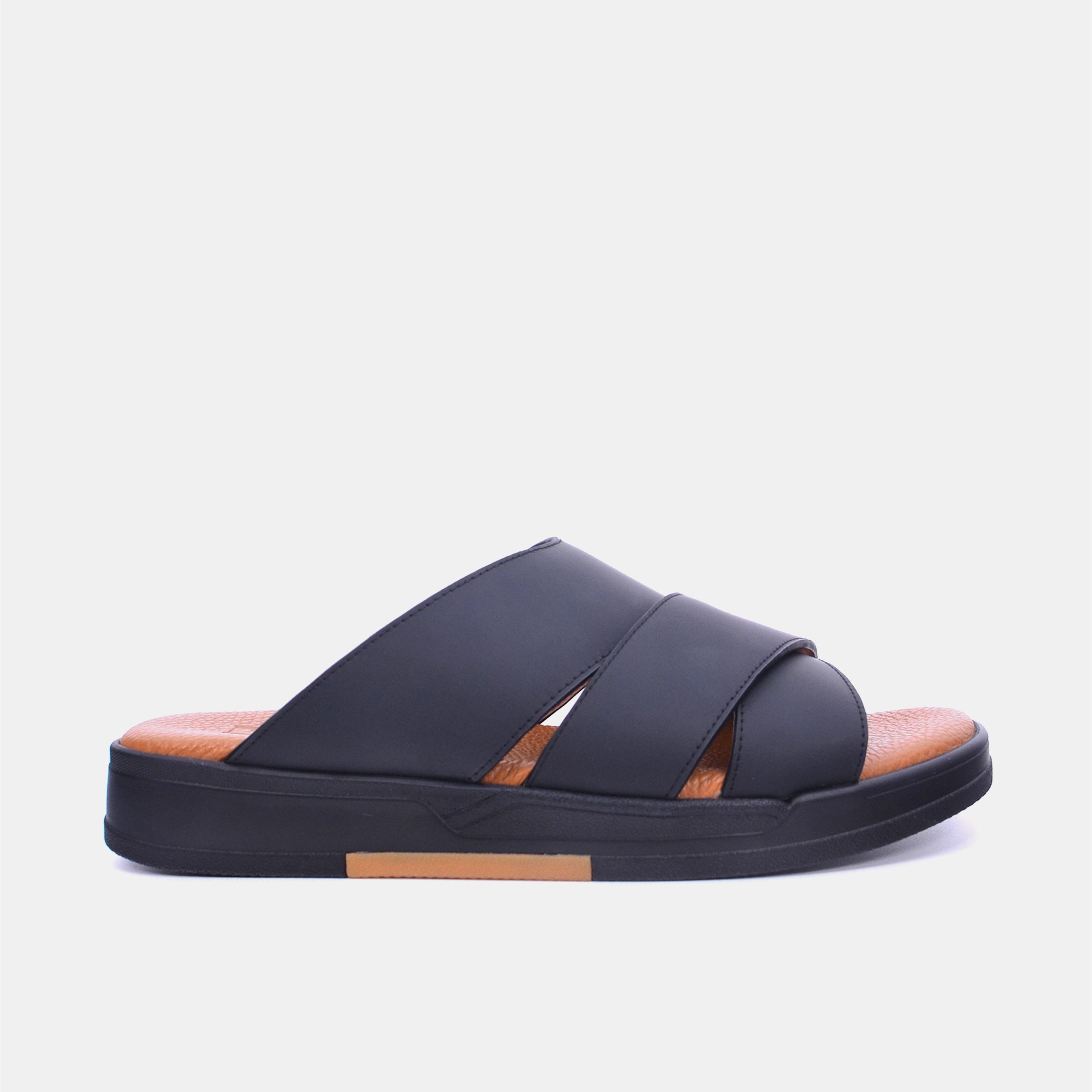Barjeel Uno MSA125 Men's Sandals-Black