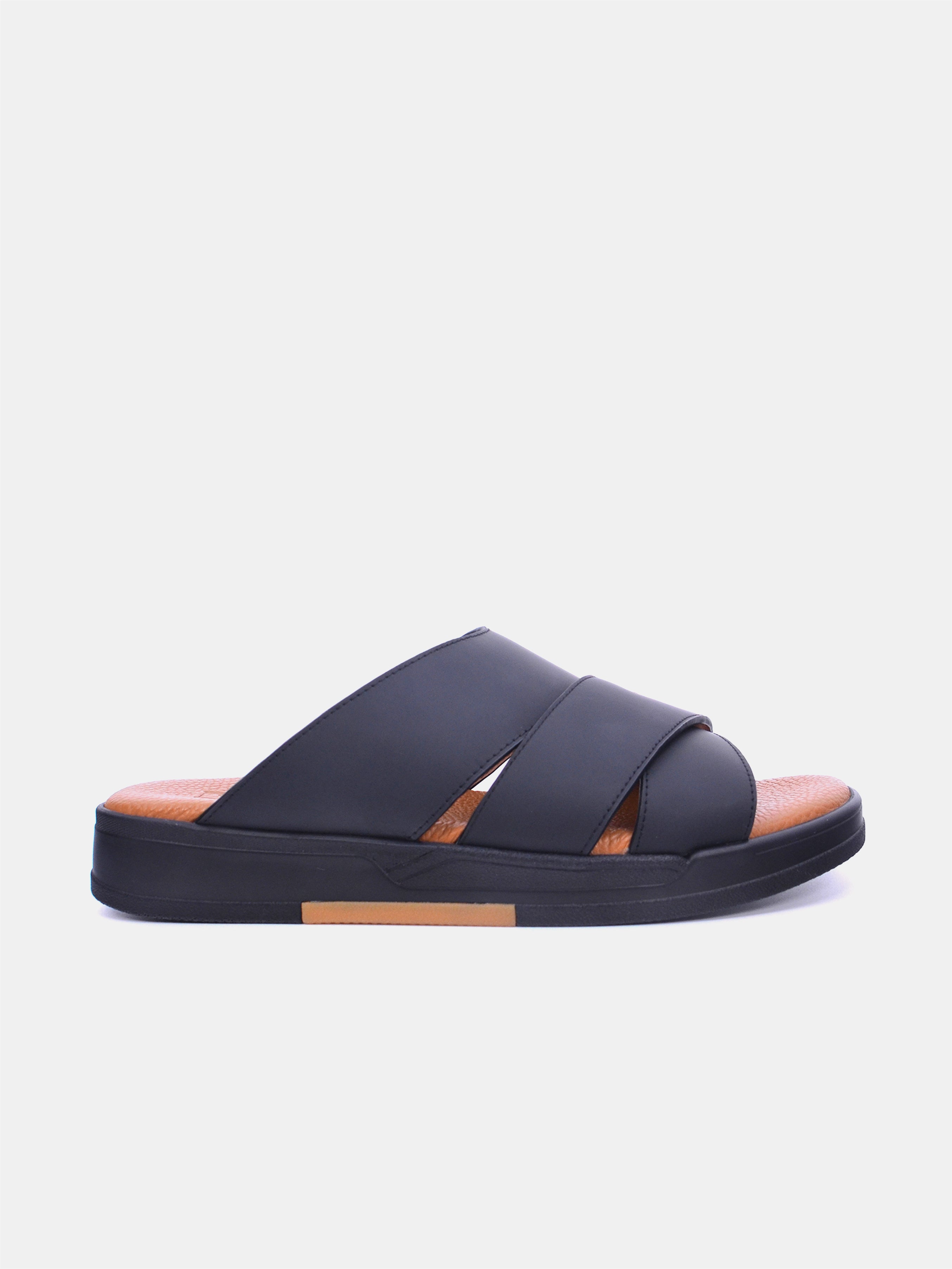 Barjeel Uno MSA125 Men's Sandals-Black