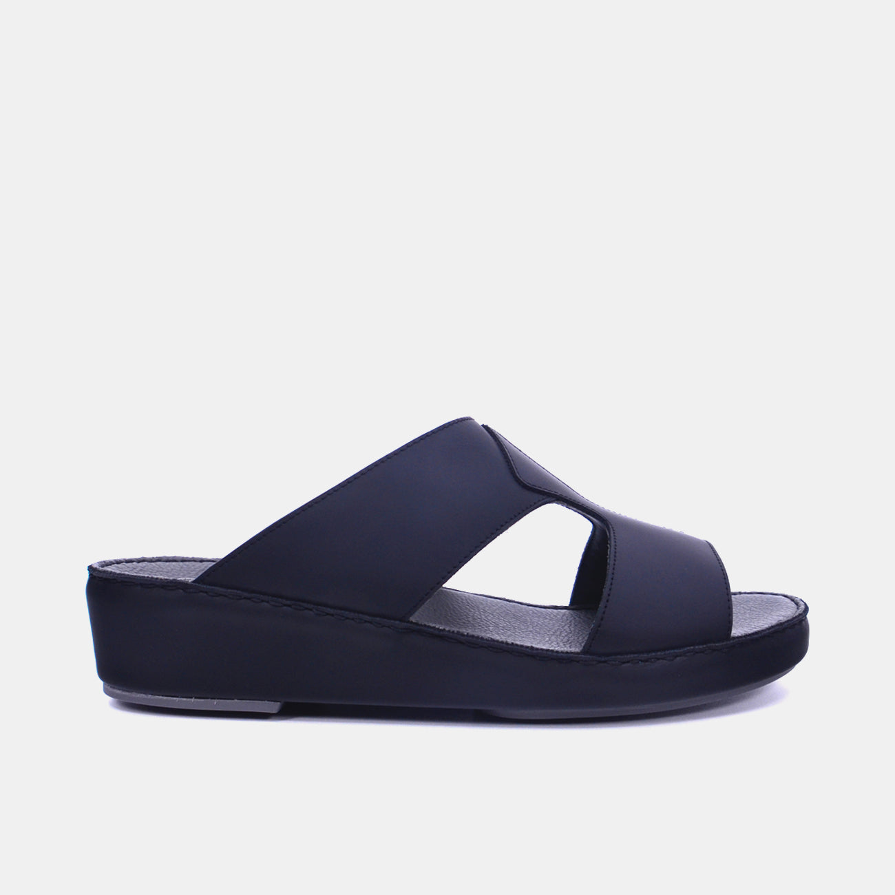 Barjeel Uno SP-101 Men's Sandals-Black