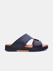 Barjeel Uno MSA132 Men's Sandals-Black