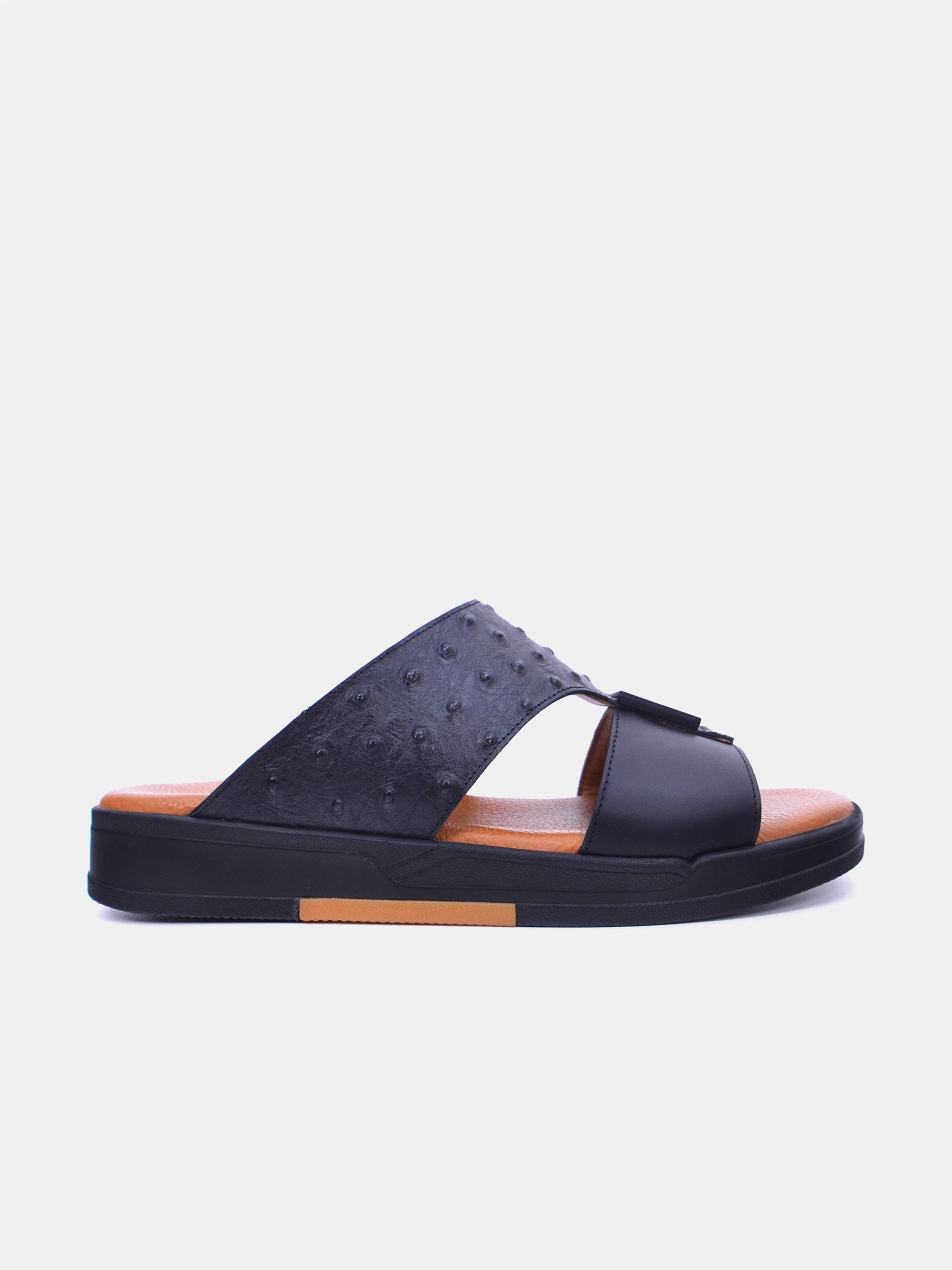 Barjeel Uno MSA132 Men's Sandals-Black