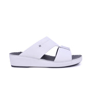 Barjeel Uno BS36 Men's Sandals-White