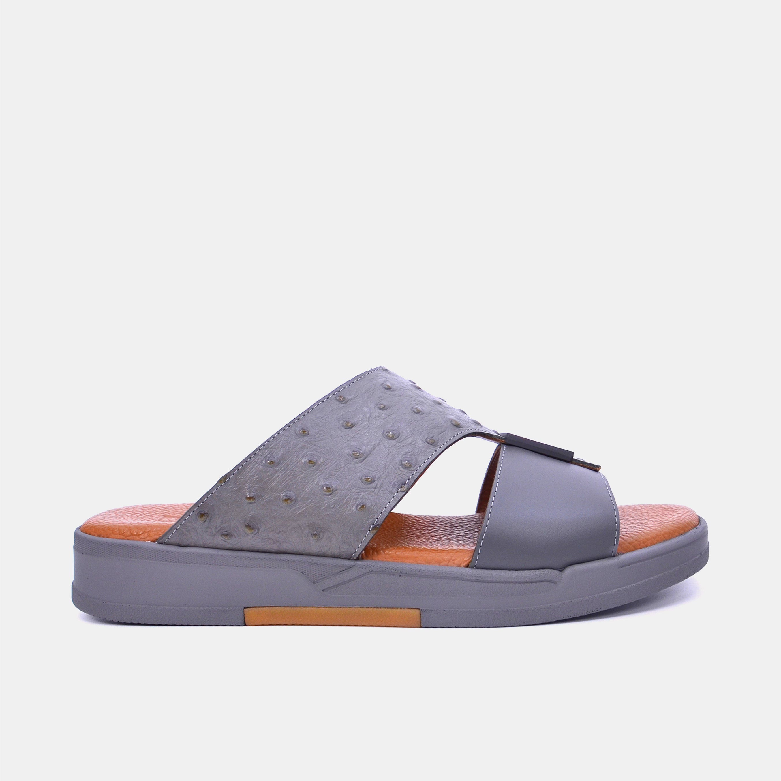 Barjeel Uno MSA132 Men's Sandals-Gray