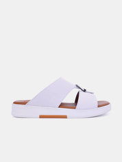 Barjeel Uno MSA124 Men's Sandals-White