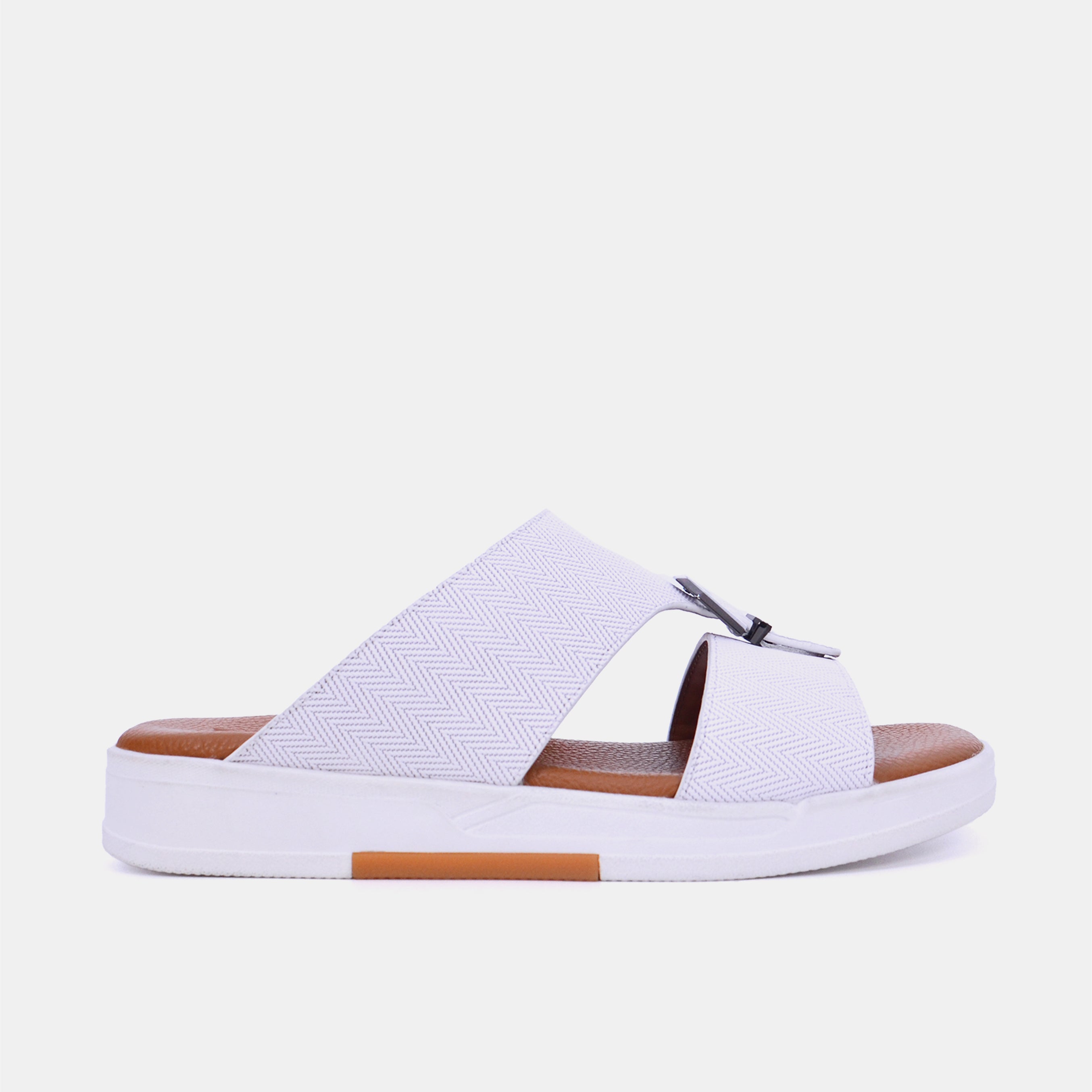 Barjeel Uno MSA124 Men's Sandals-White