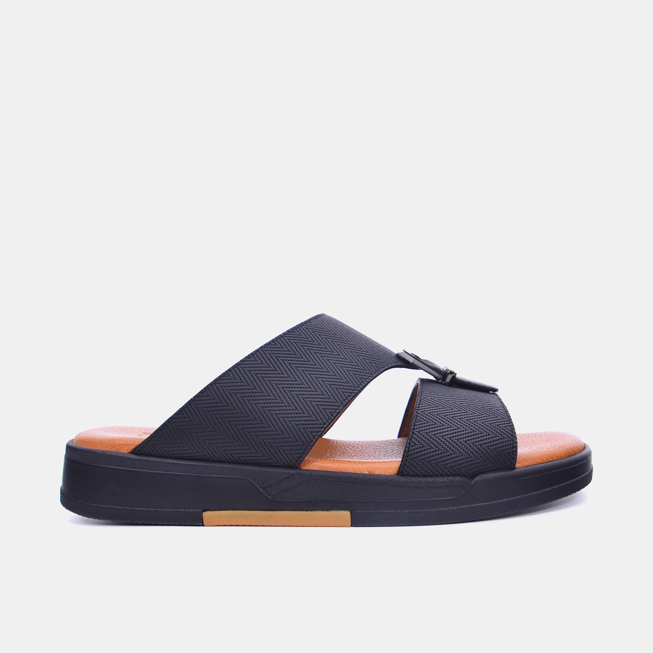 Barjeel Uno MSA124 B Boys Sandals-Black