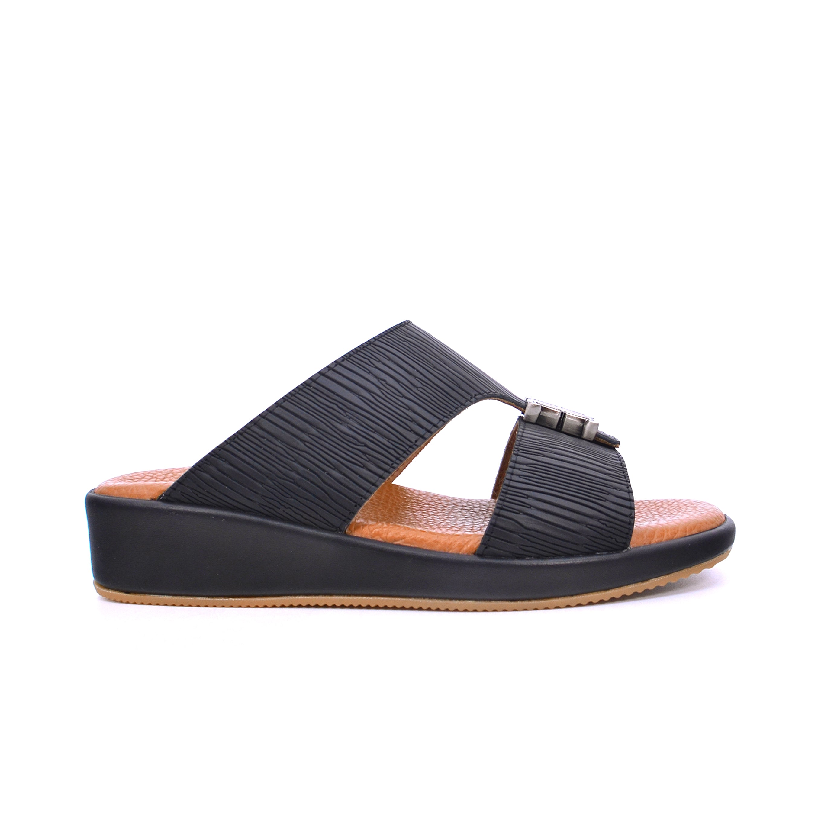 Barjeel Uno MSA139 Men's Sandals-Black