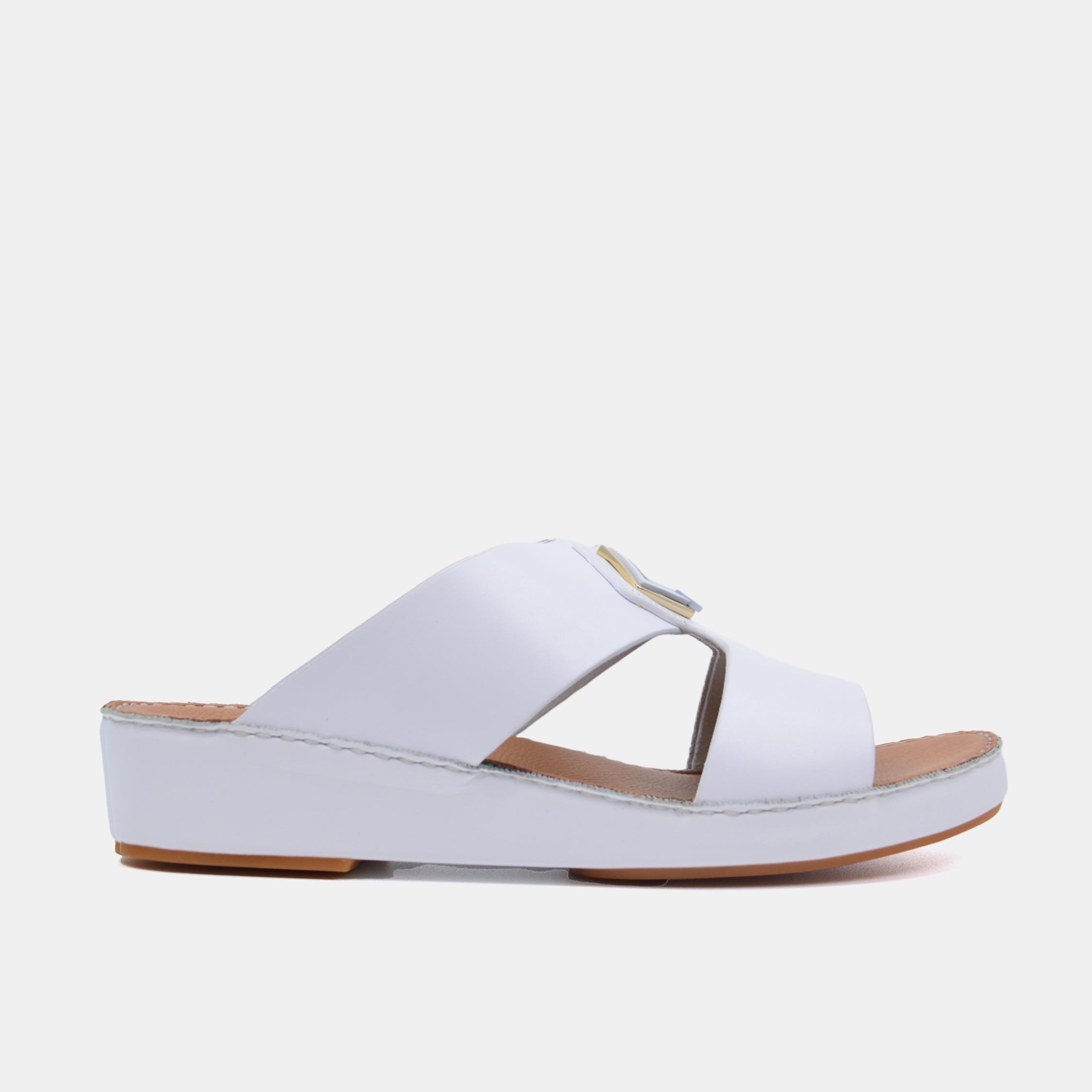 Barjeel Uno B 02 Men's Sandals-White