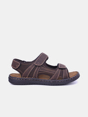 Barjeel Uno 0778-2 Men's Sandals-Black