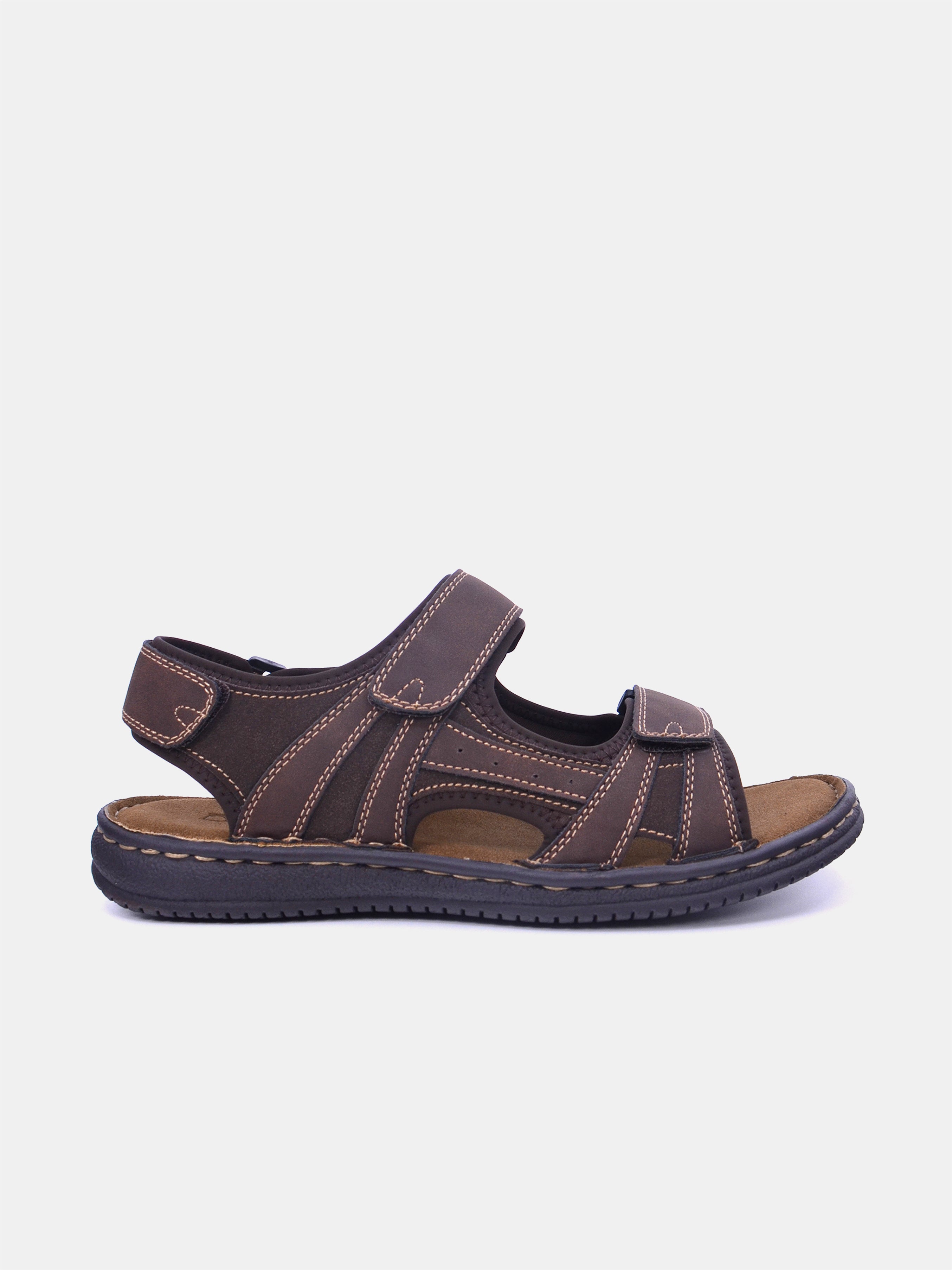 Barjeel Uno 0778-2 Men's Sandals-Black