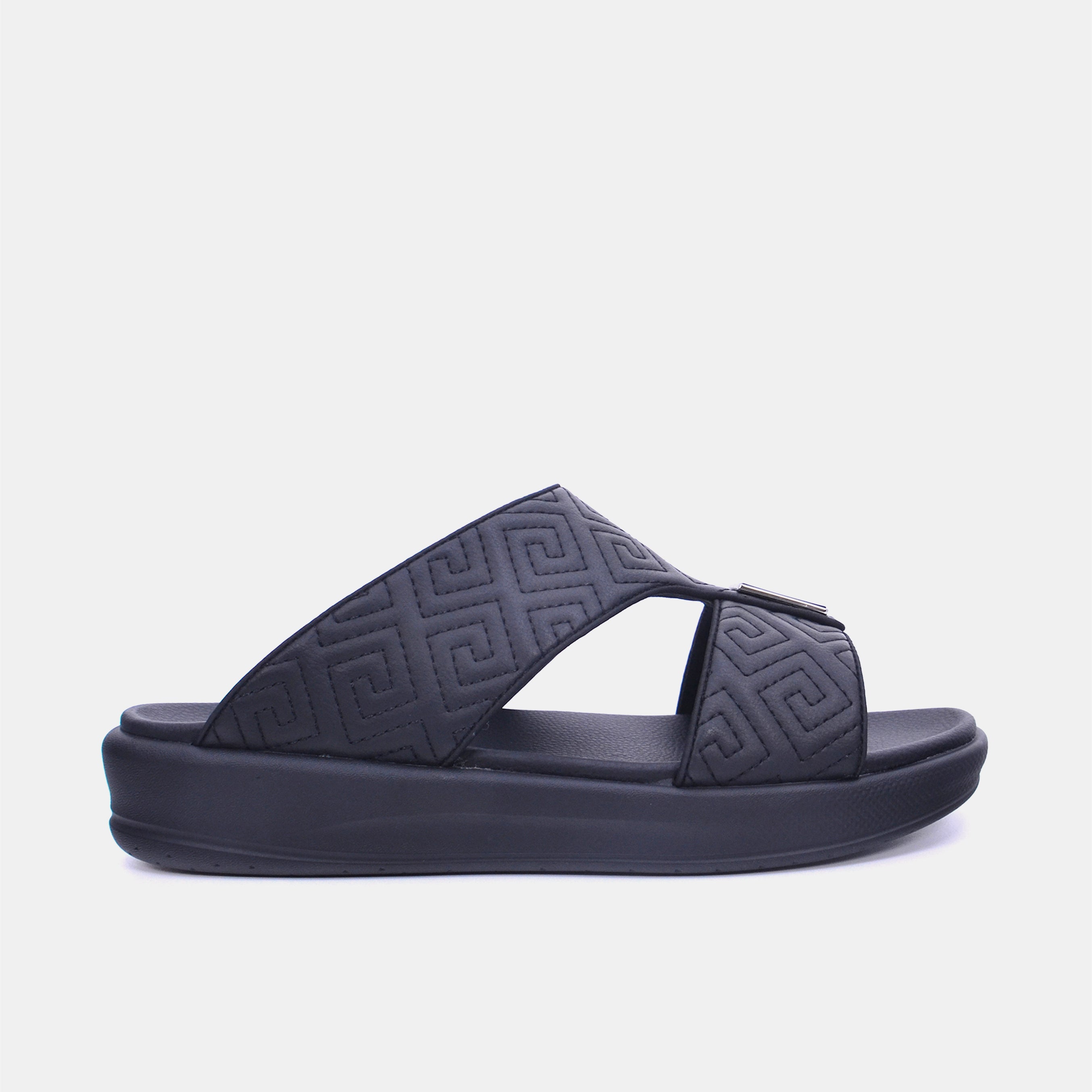 Barjeel Uno M121 Men's Sandals-Black