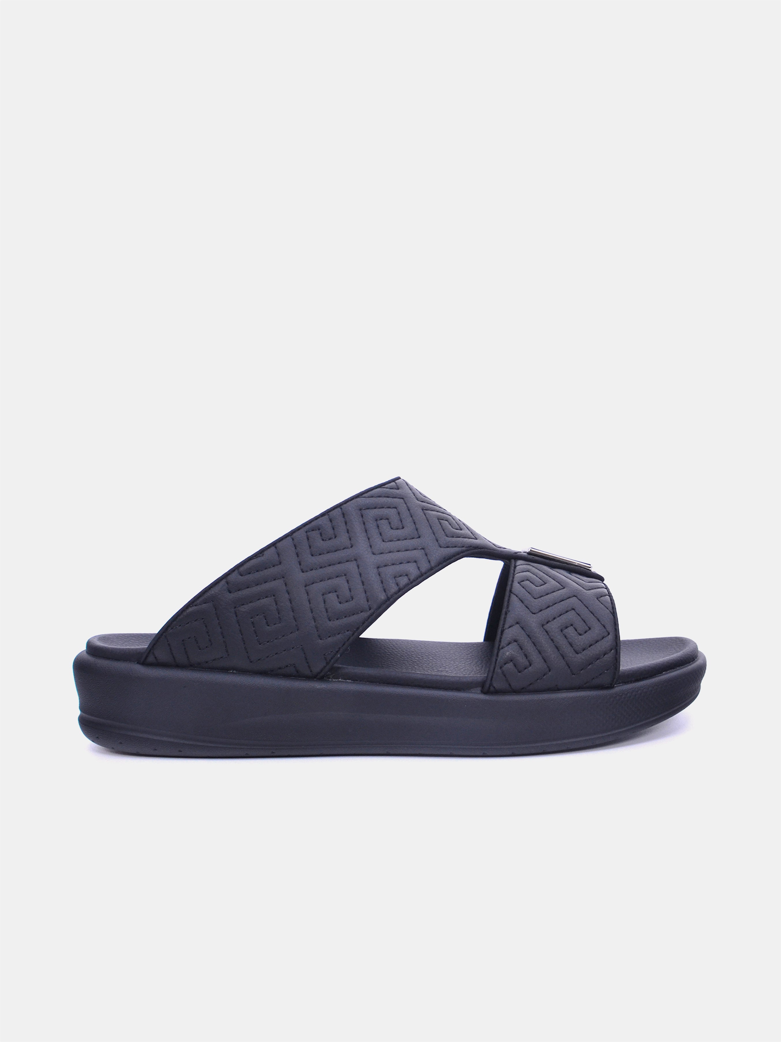Barjeel Uno M121 Men's Sandals-Black