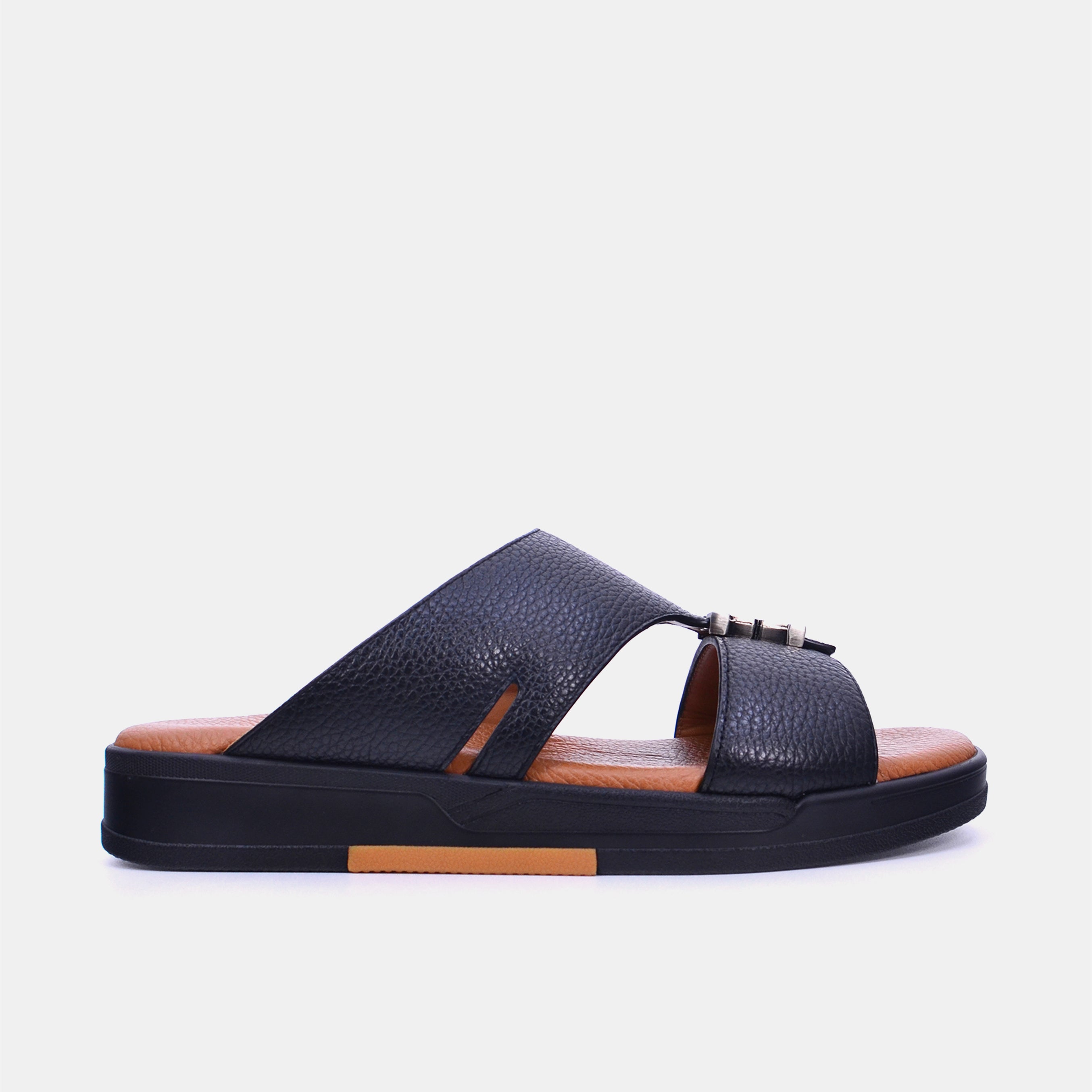 Barjeel Uno TAM B-122 Men's Sandals-Black