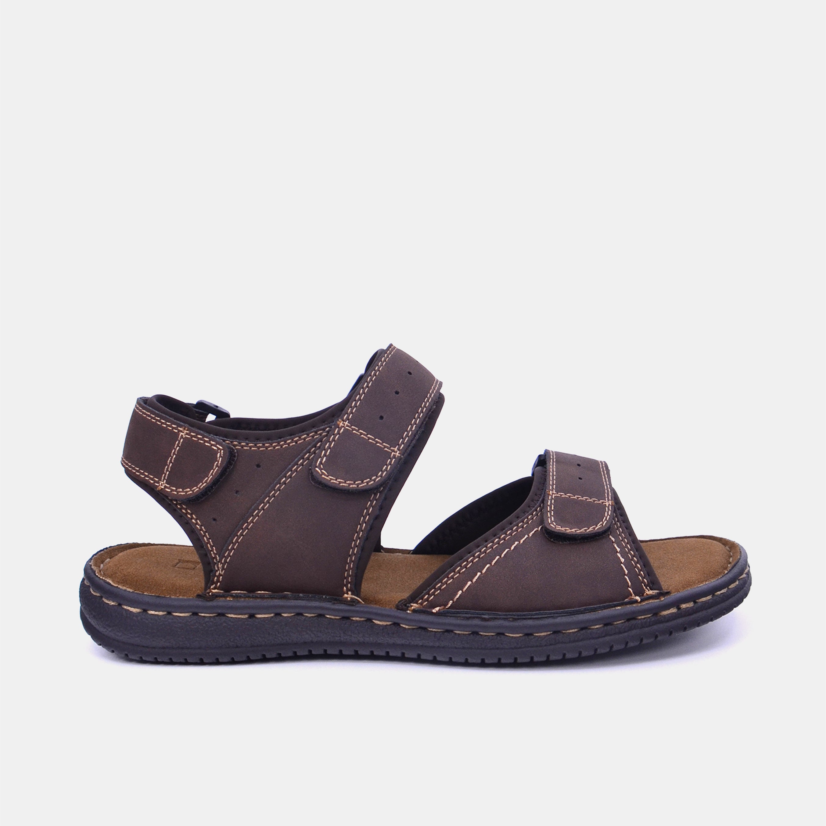 Barjeel Uno 0778-1 Men's Sandals-Brown