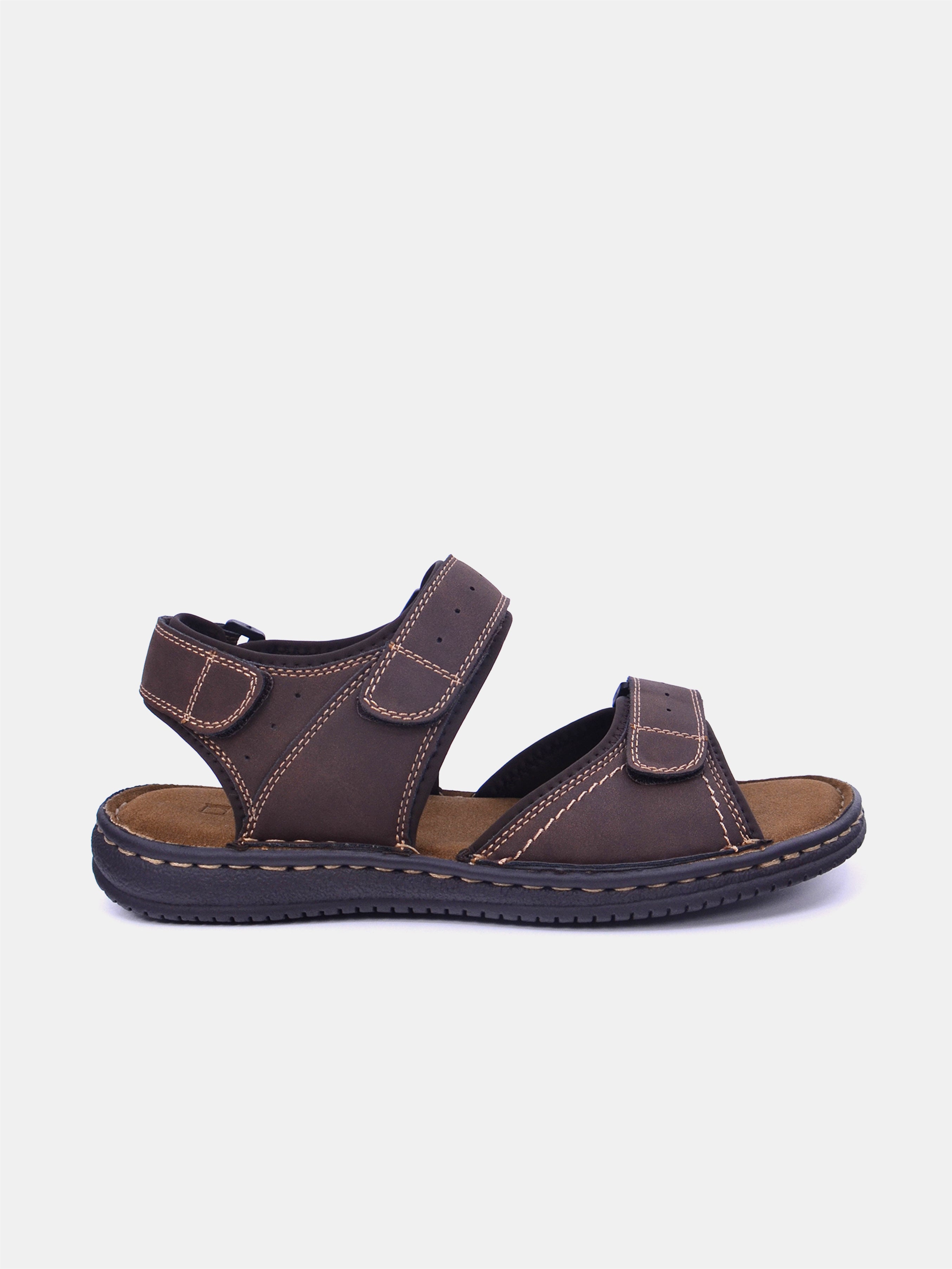 Barjeel Uno 0778-1 Men's Sandals-Brown