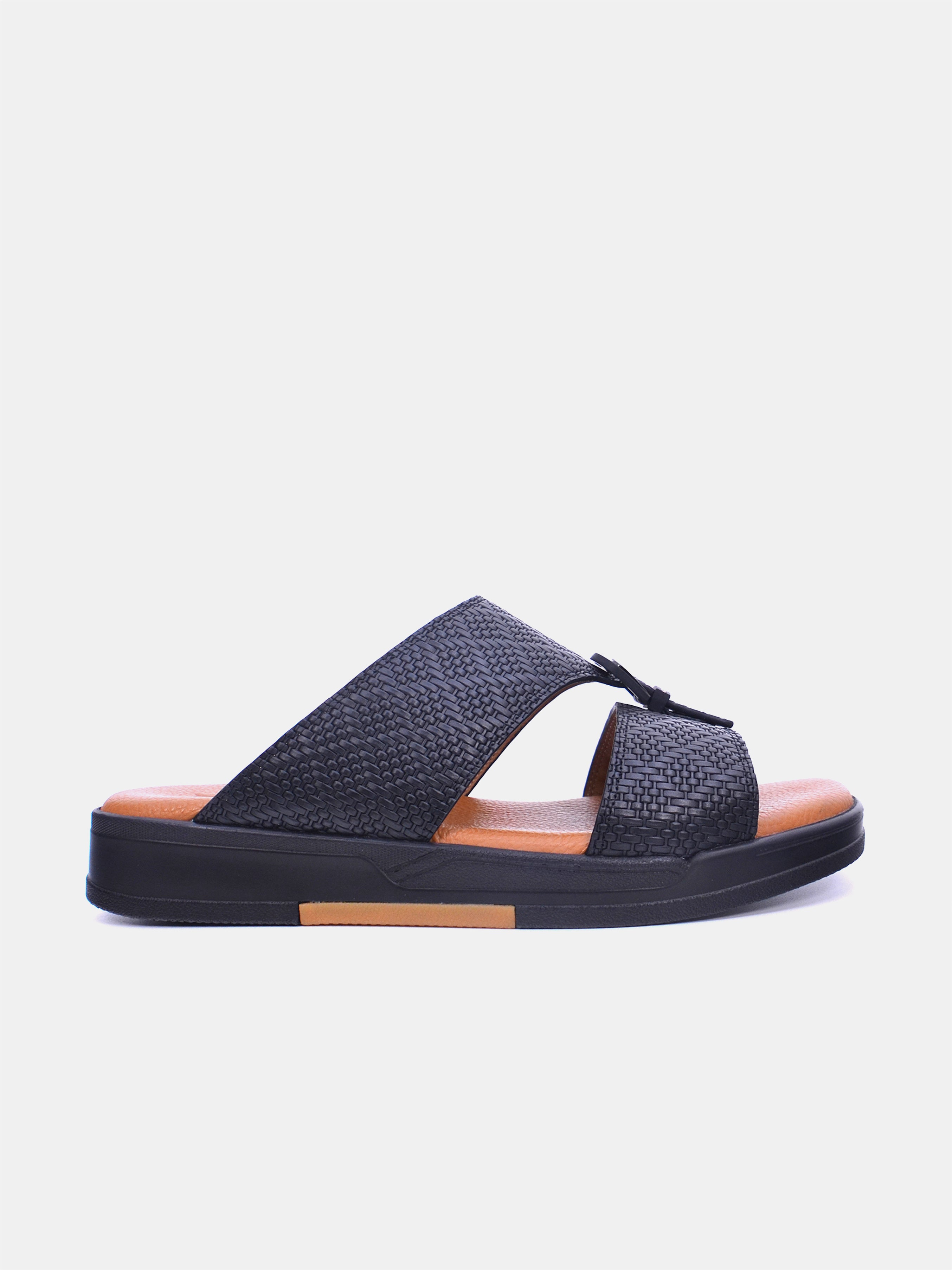 Barjeel Uno MSA145 Men's Sandals-Black